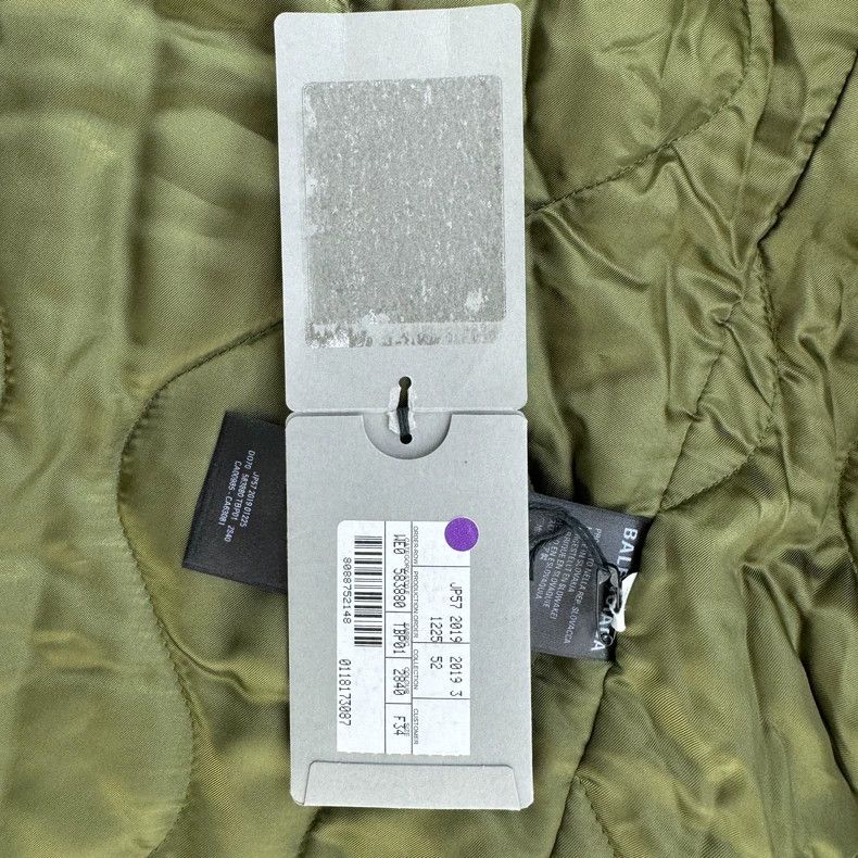 Balenciaga Balenciaga size 34 Olive Green Design胸前 Logo Jacket Size M / US 6-8 / IT 42-44 - 5 Thumbnail