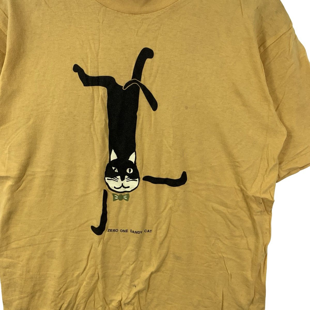 Vintage Vintage ZERO ONE DANDY CAT Cartoon Anime Tee Shirt Top Size M / US 6-8 / IT 42-44 - 5 Thumbnail