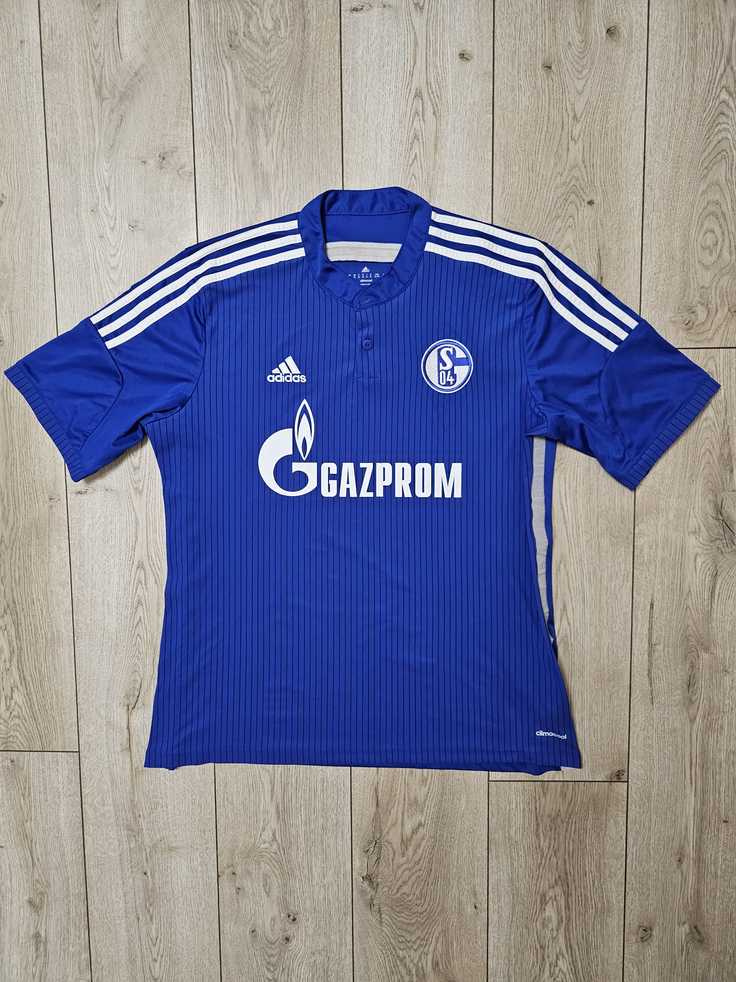 Adidas SCHALKE 04 2015 2016 HOME FOOTBALL GERMANY SOCCER JERSEY Size US XL / EU 56 / 4 - 1 Thumbnail