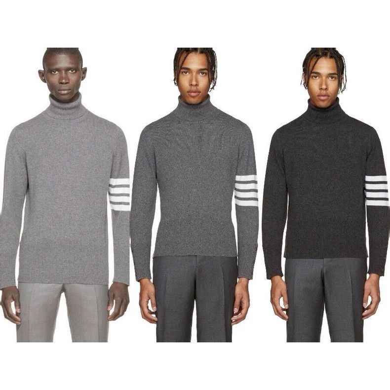 Thom Browne Thom Browne Cashmere high collar pullover Size US L / EU 52-54 / 3 - 4 Thumbnail