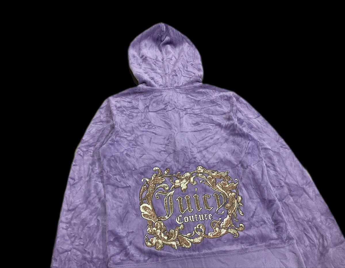 Hysteric Glamour × If Six Was Nine × Japanese Brand 🔥Sick Y2K Juicy Couture Velvet Hoodie Goth Punk Size US M / EU 48-50 / 2 - 1 Thumbnail