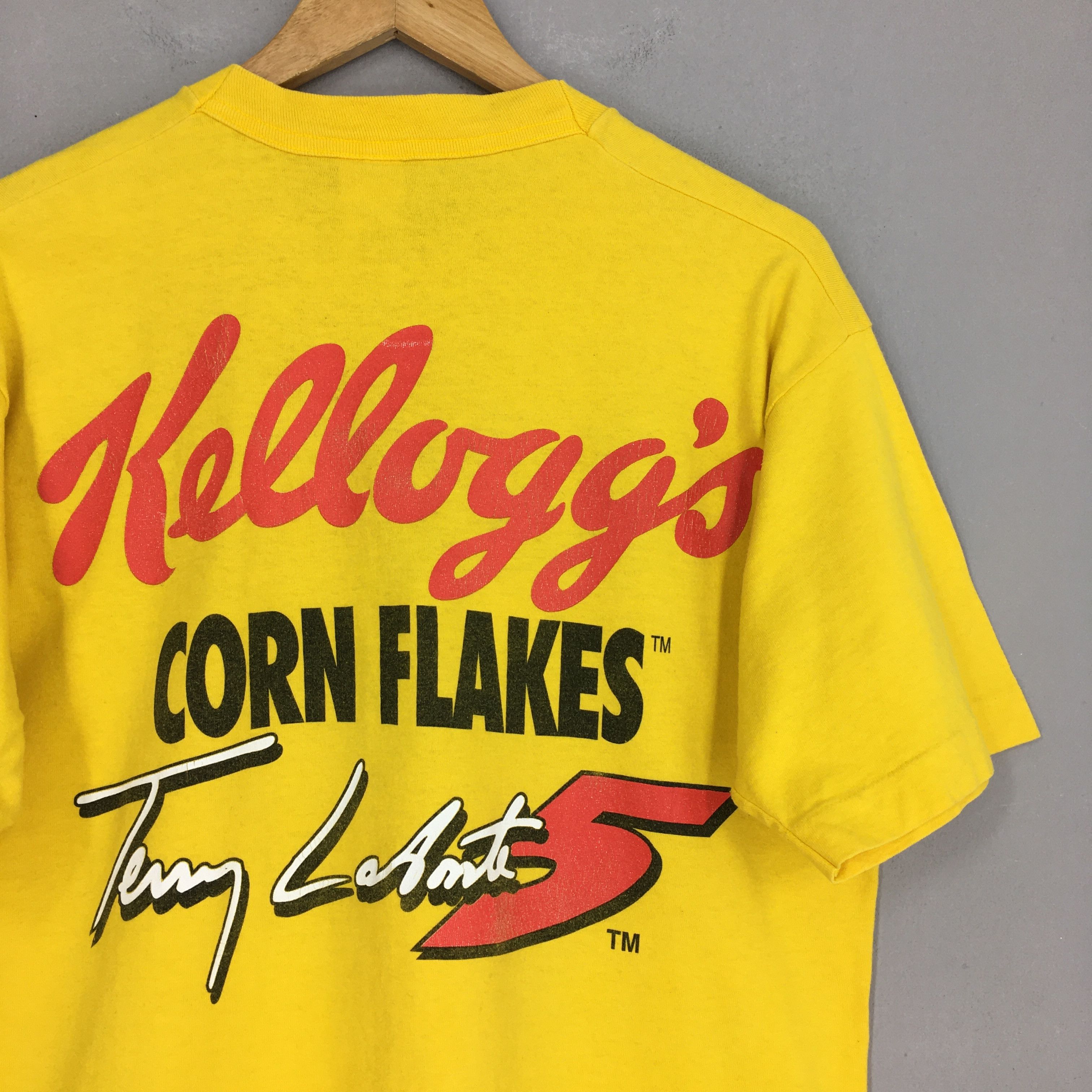Fruit Of The Loom Vintage 90's Hendrick Kellogs Racing Nascar T shirt Large Size US L / EU 52-54 / 3 - 8 Thumbnail