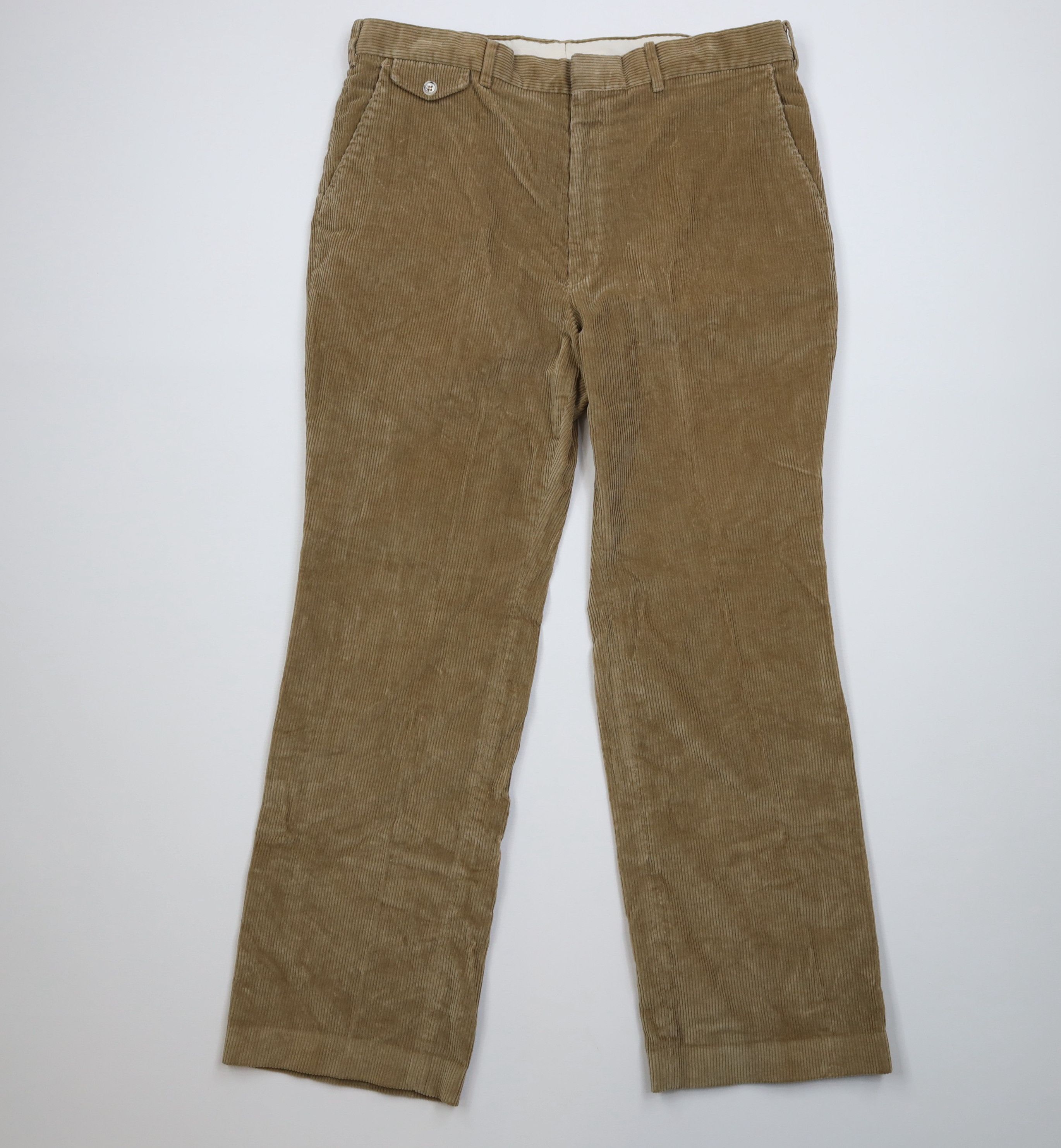 Vintage Vintage 70s Streetwear Wide Leg Corduroy Chino Pants USA Size US 36 / EU 52 - 1 Thumbnail