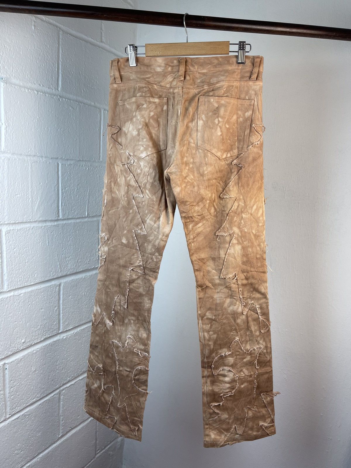 Yasuyuki Ishii Vintage Yoshiyuki Konishi Distressed Patch Cut Art Jeans A6 Size US 30 / EU 46 - 11 Thumbnail