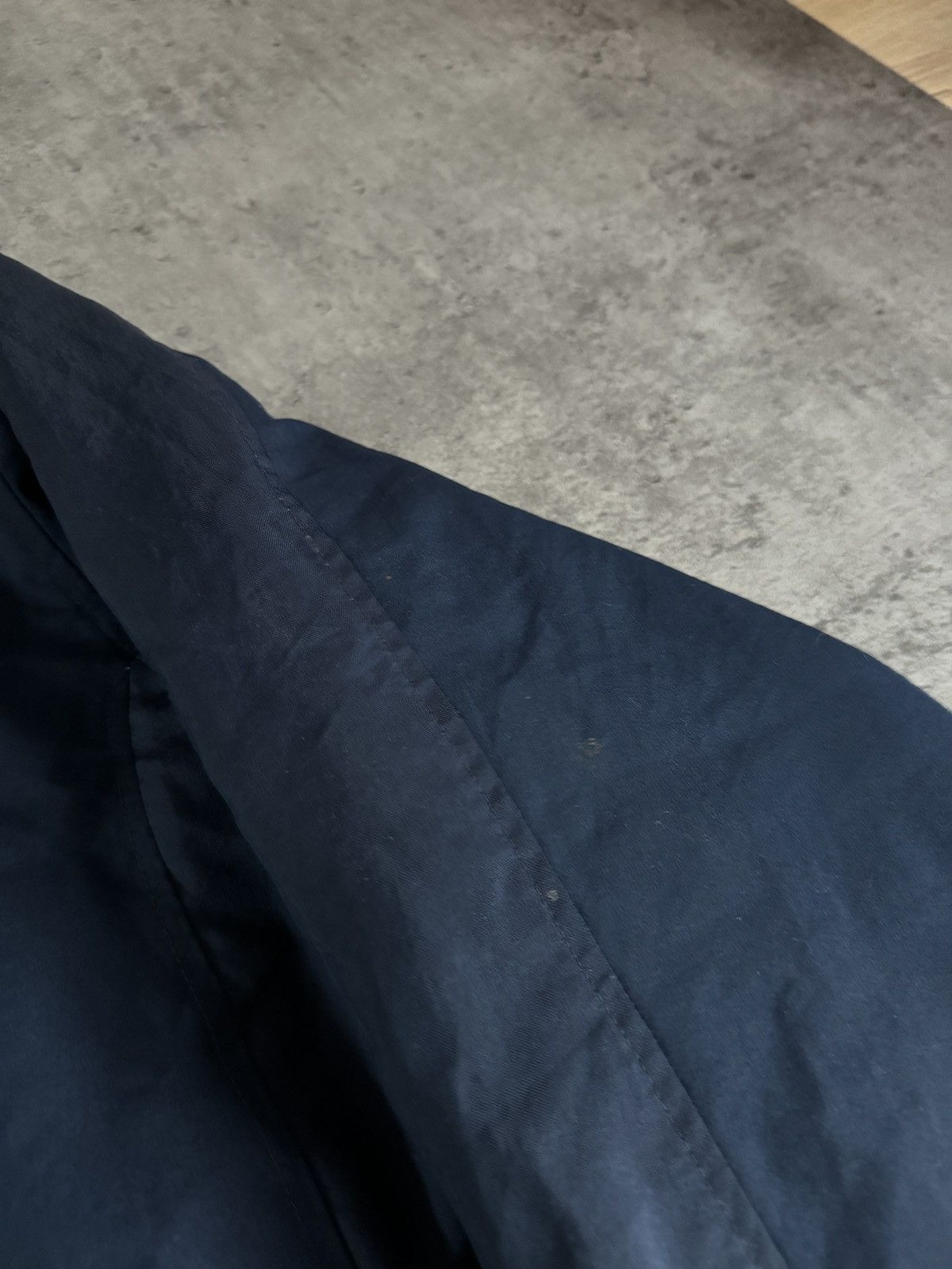 Nike × Vintage Nike Vintage 00s Swoosh Jacket big logo boxy navy rap y2k Size US L / EU 52-54 / 3 - 9 Thumbnail