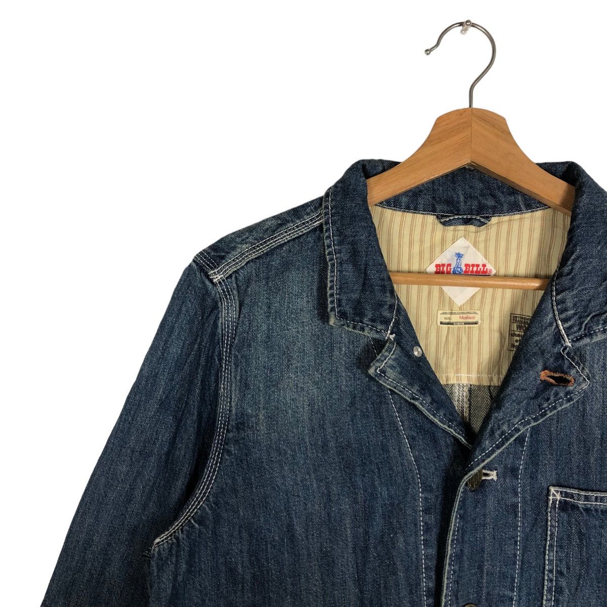 Japanese Brand 🔥90s Vintage Hikory Chore Jacket BigBill Japan Issey Miyake Size US M / EU 48-50 / 2 - 7 Thumbnail