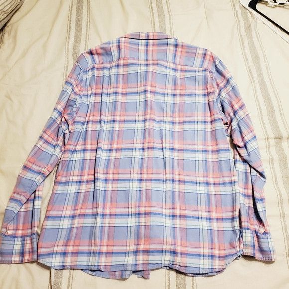 Vineyard Vines Vineyard Vines Shirt Blue Pink Tartan Button Collared SZ:L Size US L / EU 52-54 / 3 - 6 Thumbnail