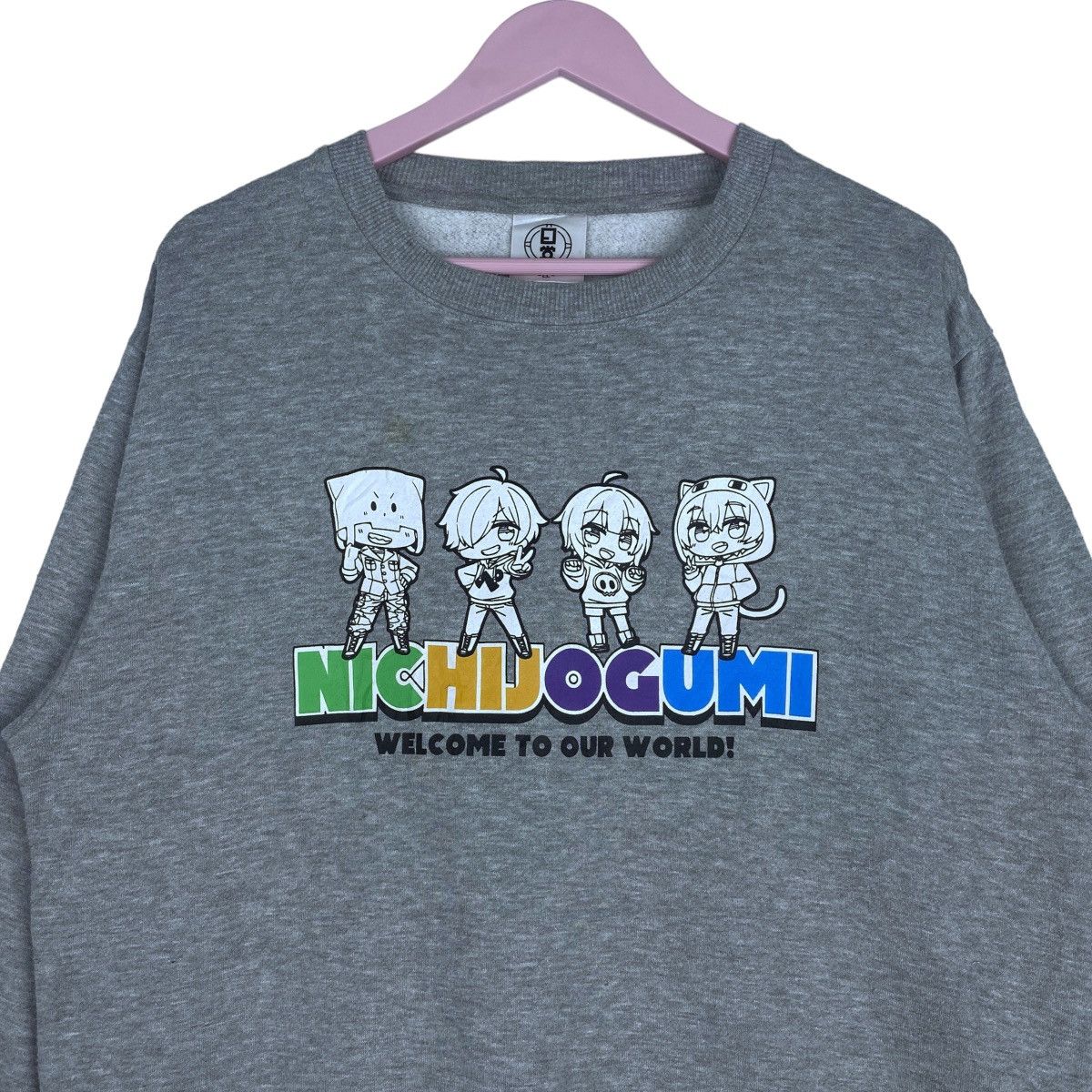 Designer × Vintage Nichijogumi Sweatshirt Crewneck Pull Over Jumper Size US L / EU 52-54 / 3 - 2 Thumbnail