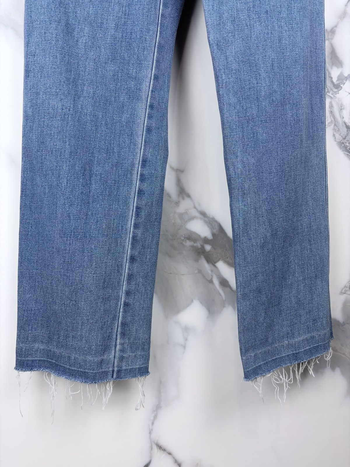 Raf Simons SS05 Raf Simons Bootcut Raw Hem Faded Blue Denim Jeans Size US 32 / EU 48 - 4 Thumbnail