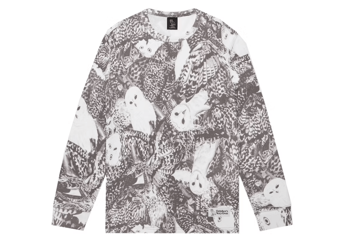October's Very Own RARE OVO Owl Camo Thermal Set - Pants L+ Top XXL (Sold out) Size US 41 - 1 Thumbnail
