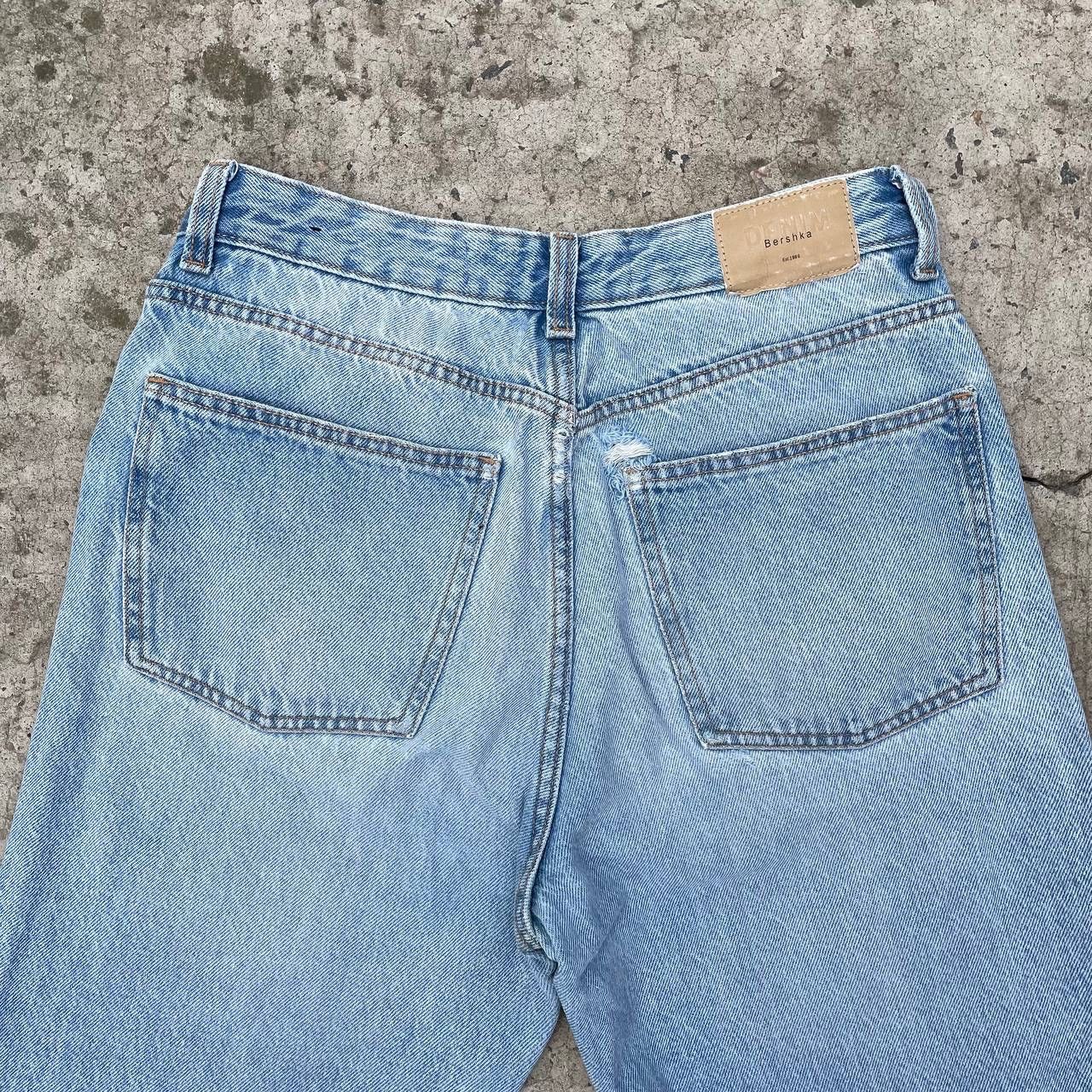 Bershka Vintage Women’s Baggy Crazy Fit Jeans Rap Bershka USA 4 Size 27" / US 4 / IT 40 - 9 Thumbnail