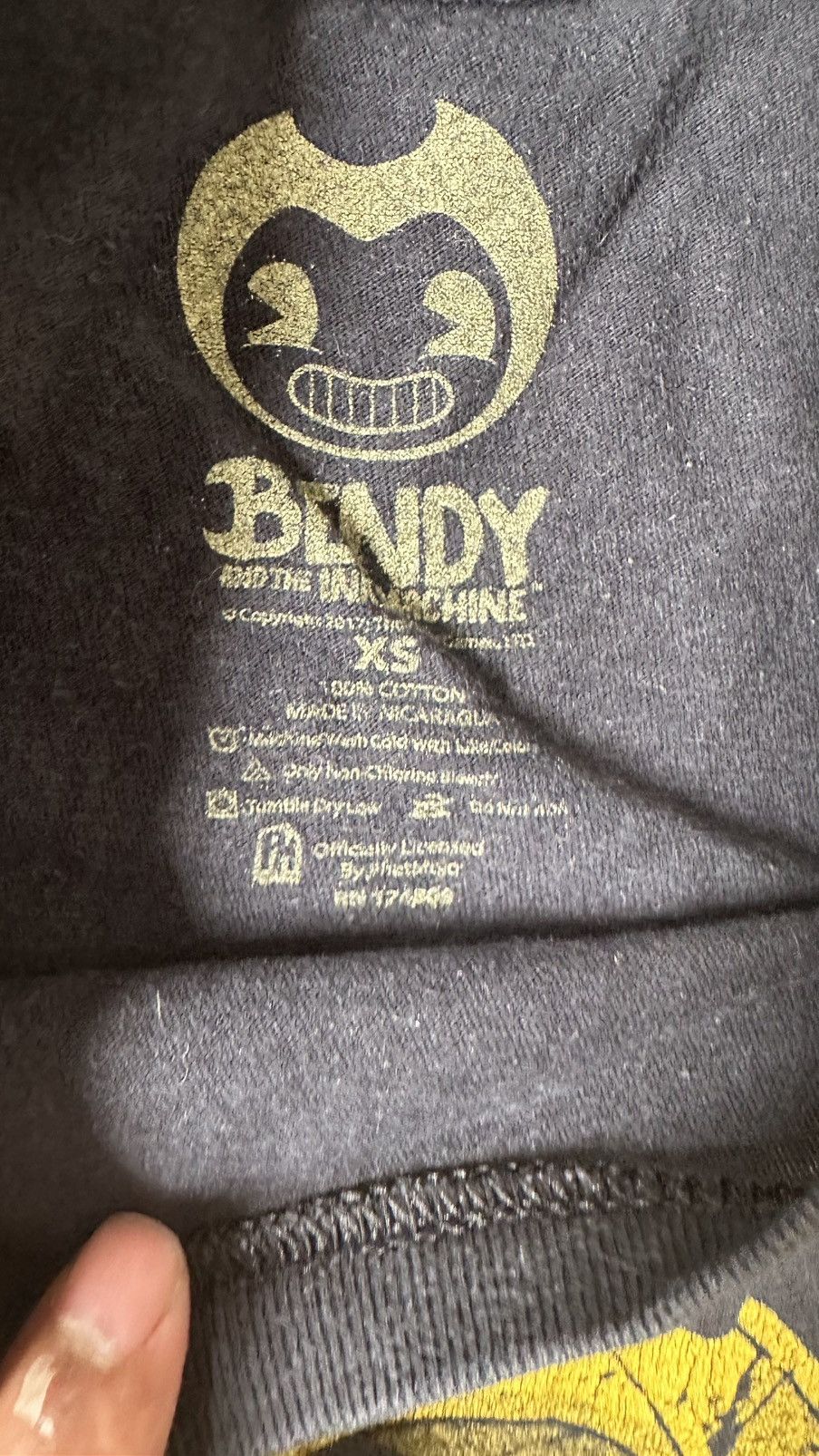 Other BENDY AND THE INK MACHINE GAME TEE Size US S / EU 44-46 / 1 - 4 Thumbnail