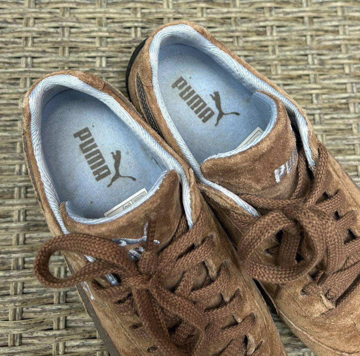 Puma 2000s Puma Speedcat Brown Suede Leather Low-Top Sneakers Y2k Size US 6 / IT 36 - 7 Thumbnail