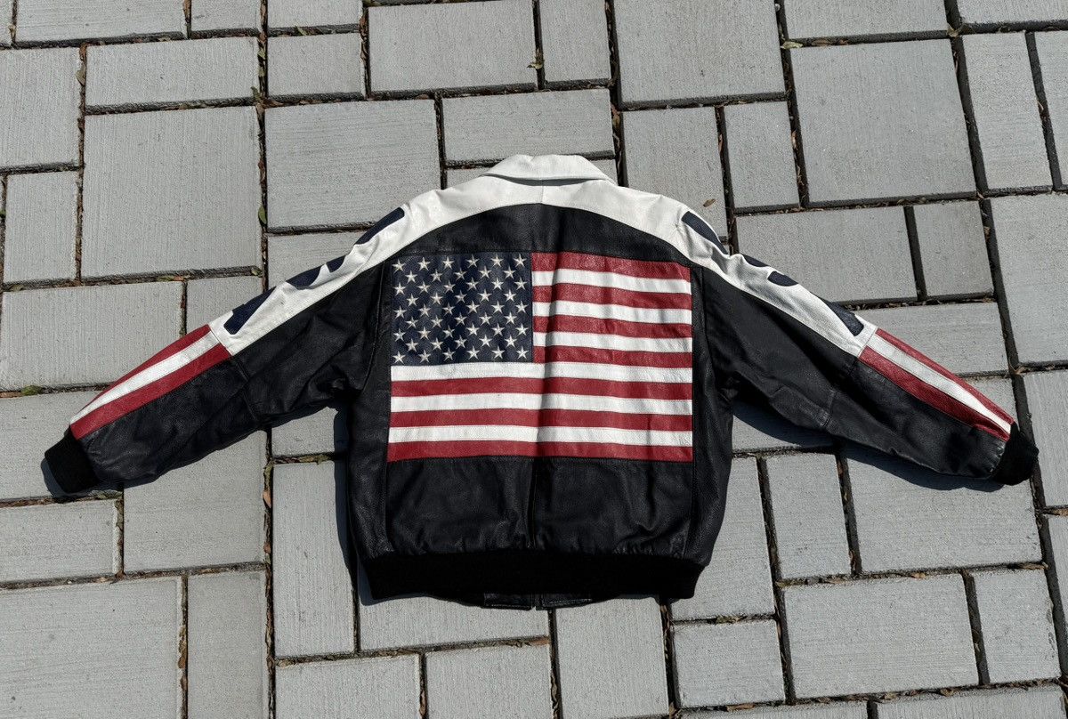 Michael Hoban USA Leather Jacket Size US L / EU 52-54 / 3 - 2 Thumbnail