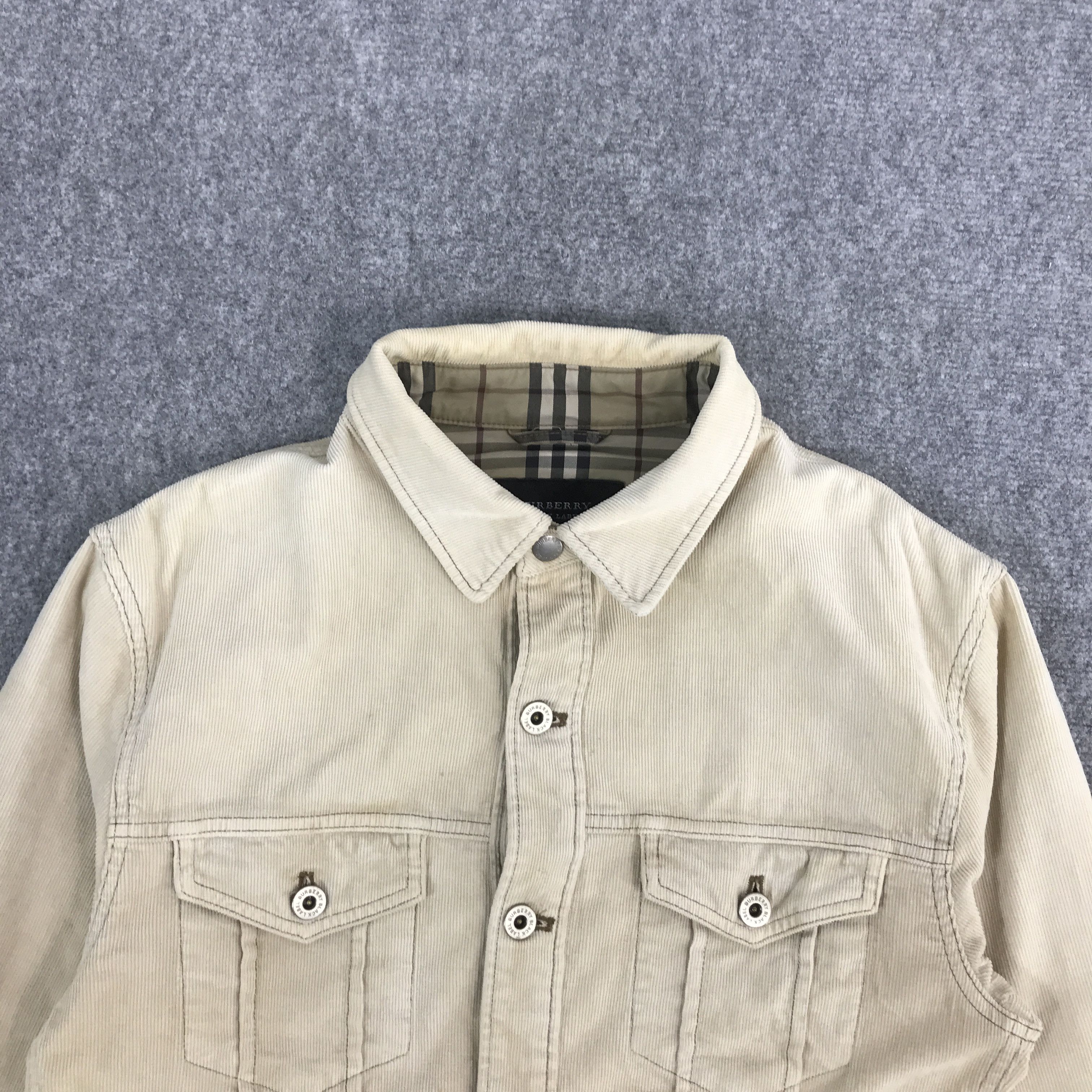 Burberry × Japanese Brand BURBERRY CORDUROY BUTTON UP JACKET Size US M / EU 48-50 / 2 - 3 Thumbnail