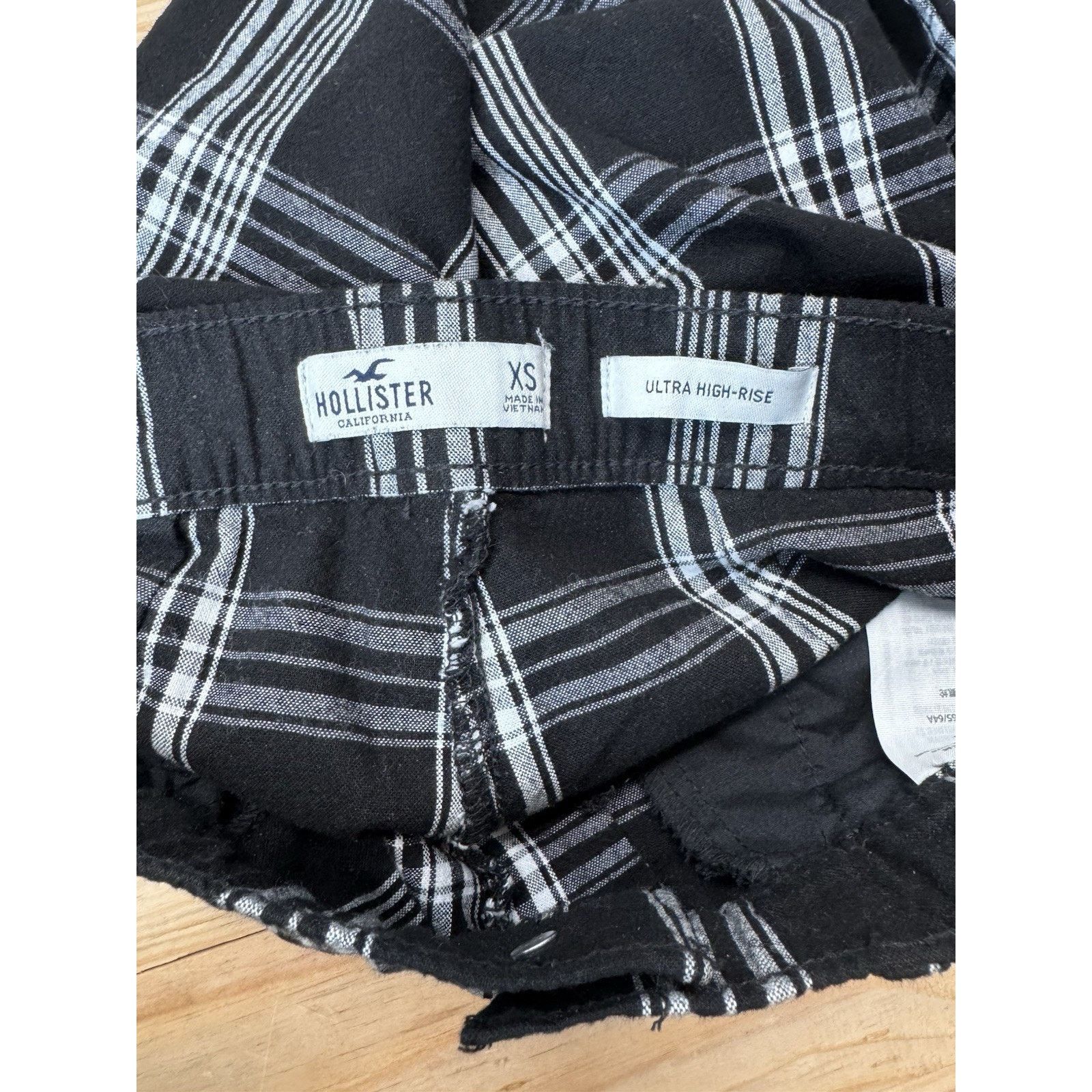 Hollister Hollister Ultra Black And White Pants Junior’s Size XS Size 26" / US 2 / IT 38 - 8 Thumbnail