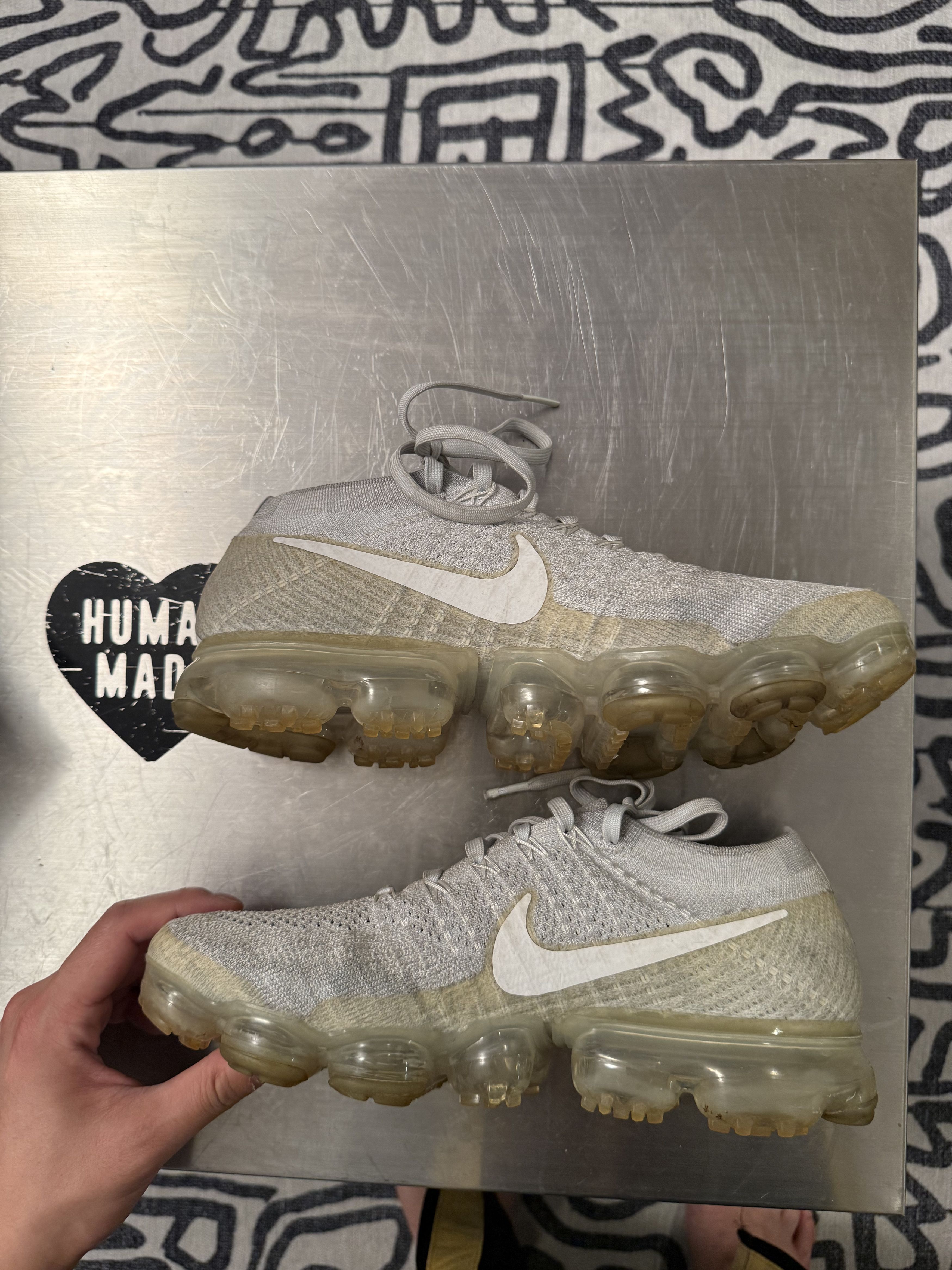 Nike NIKE AIR VAPORMAX FLYKNIT OG Platinum Size US 8 / EU 41 - 7 Thumbnail