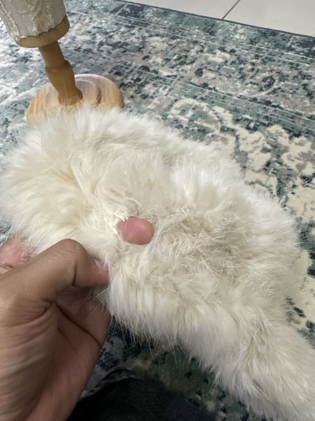 Japanese Brand JILL STUART RABBIT FUR BEANIE HAT Size ONE SIZE - 8 Thumbnail