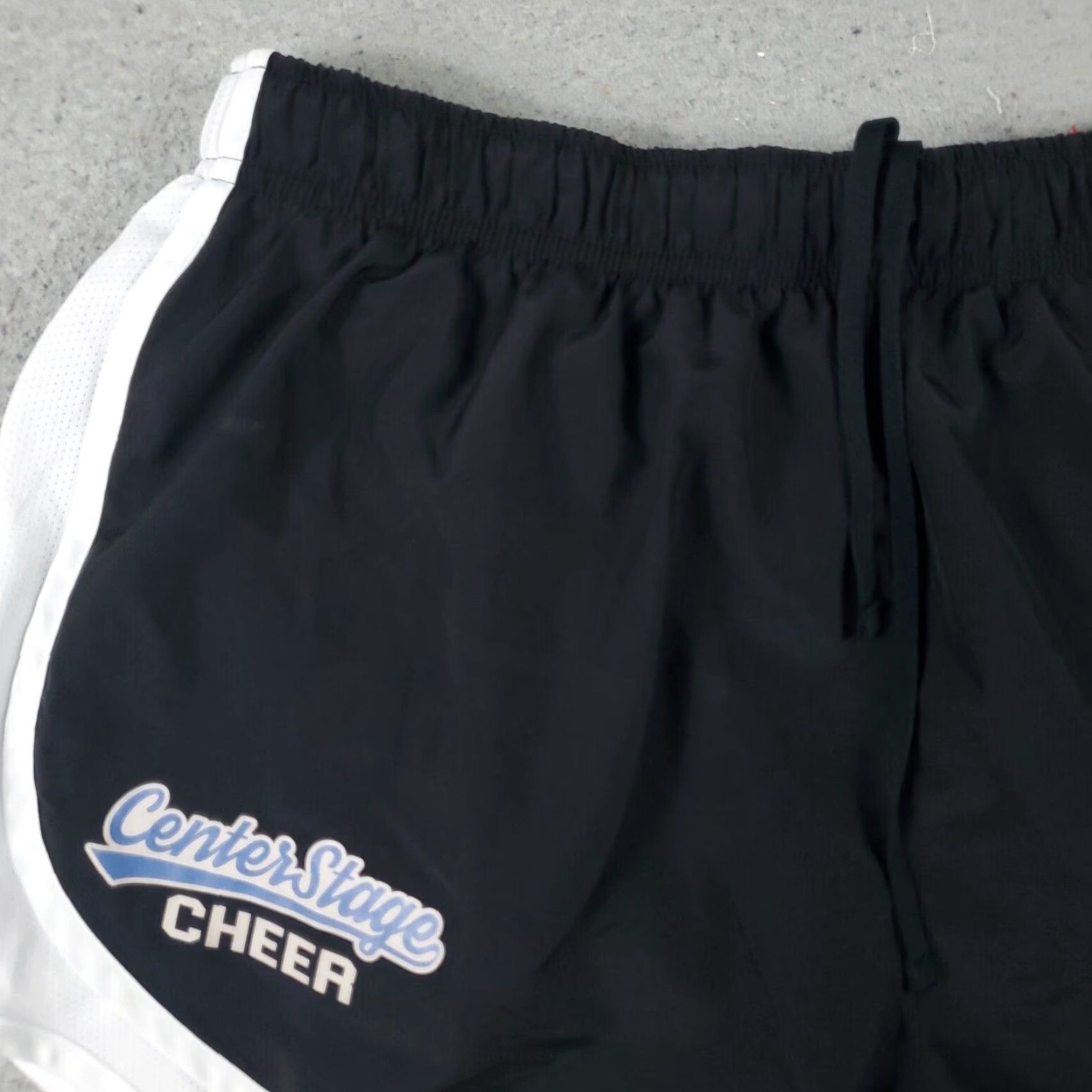 Nike Nike Shorts Womens XL Black Swoosh Dri Fit Track Running Active Ladies Size 40" / US 18 - 2 Thumbnail
