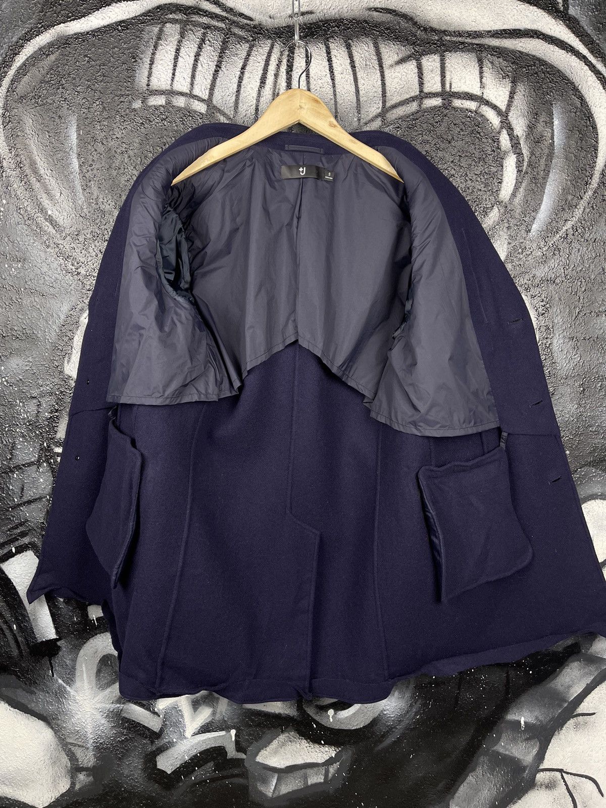 Jil Sander × Uniqlo Uniqlo x J+ Premium Wool Navy Blue Coat Jacket Men’s Size S Size US S / EU 44-46 / 1 - 8 Thumbnail