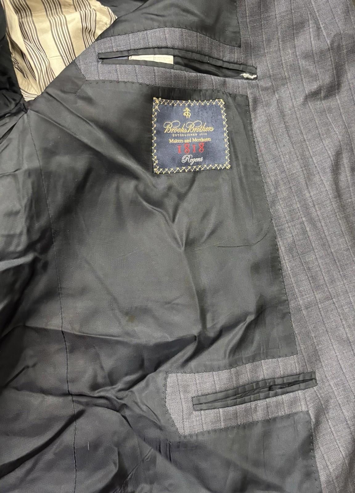 Brooks Brothers Brooks Brothers Blazer Jacket Mens 48R 1818 Saxxon Wool USA Size 48R - 3 Thumbnail
