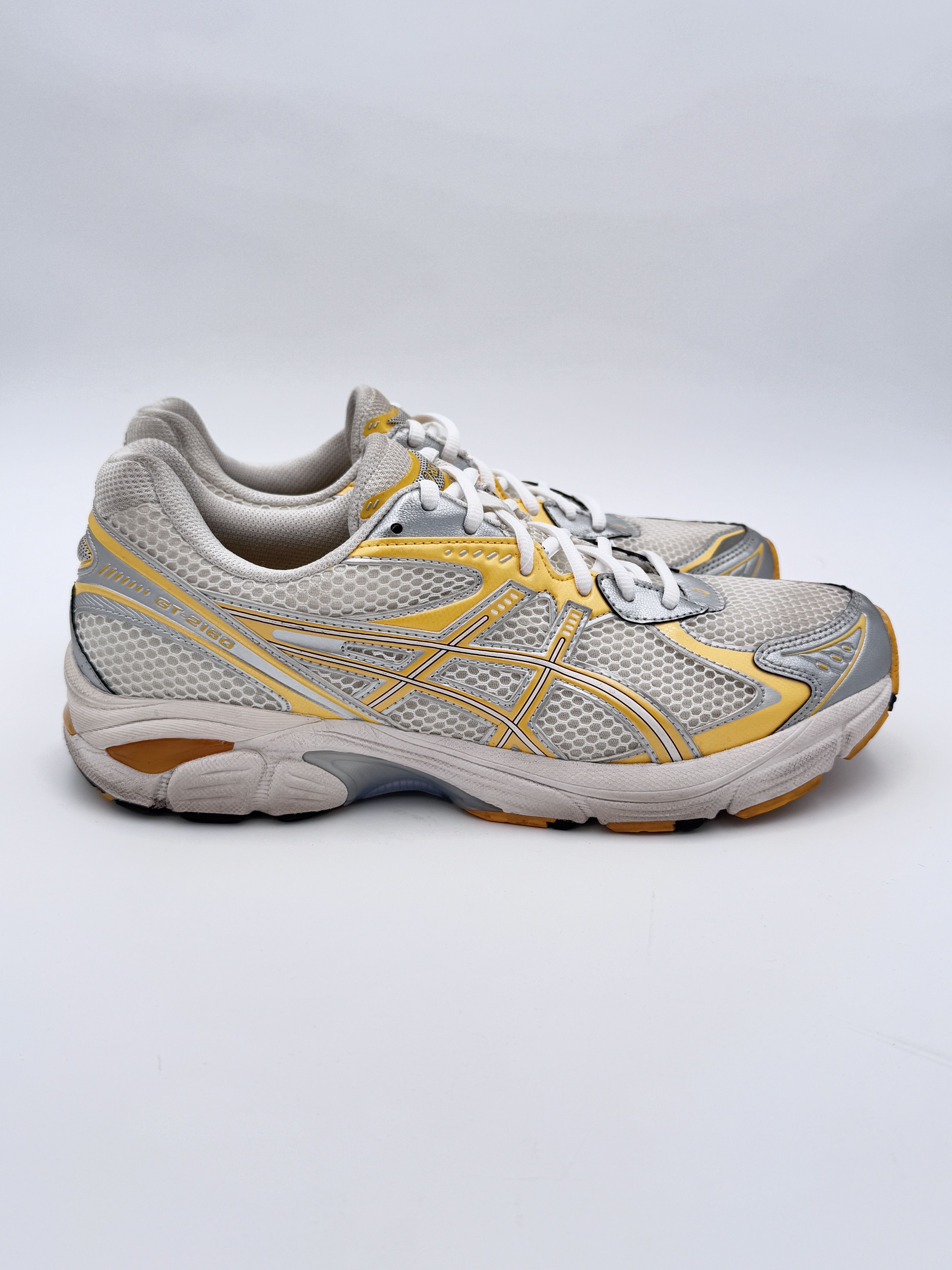 Asics × Kith Kith x Asics GT 2160 Solar Power Yellow White Silver Size US 10.5 / EU 43-44 - 2 Thumbnail