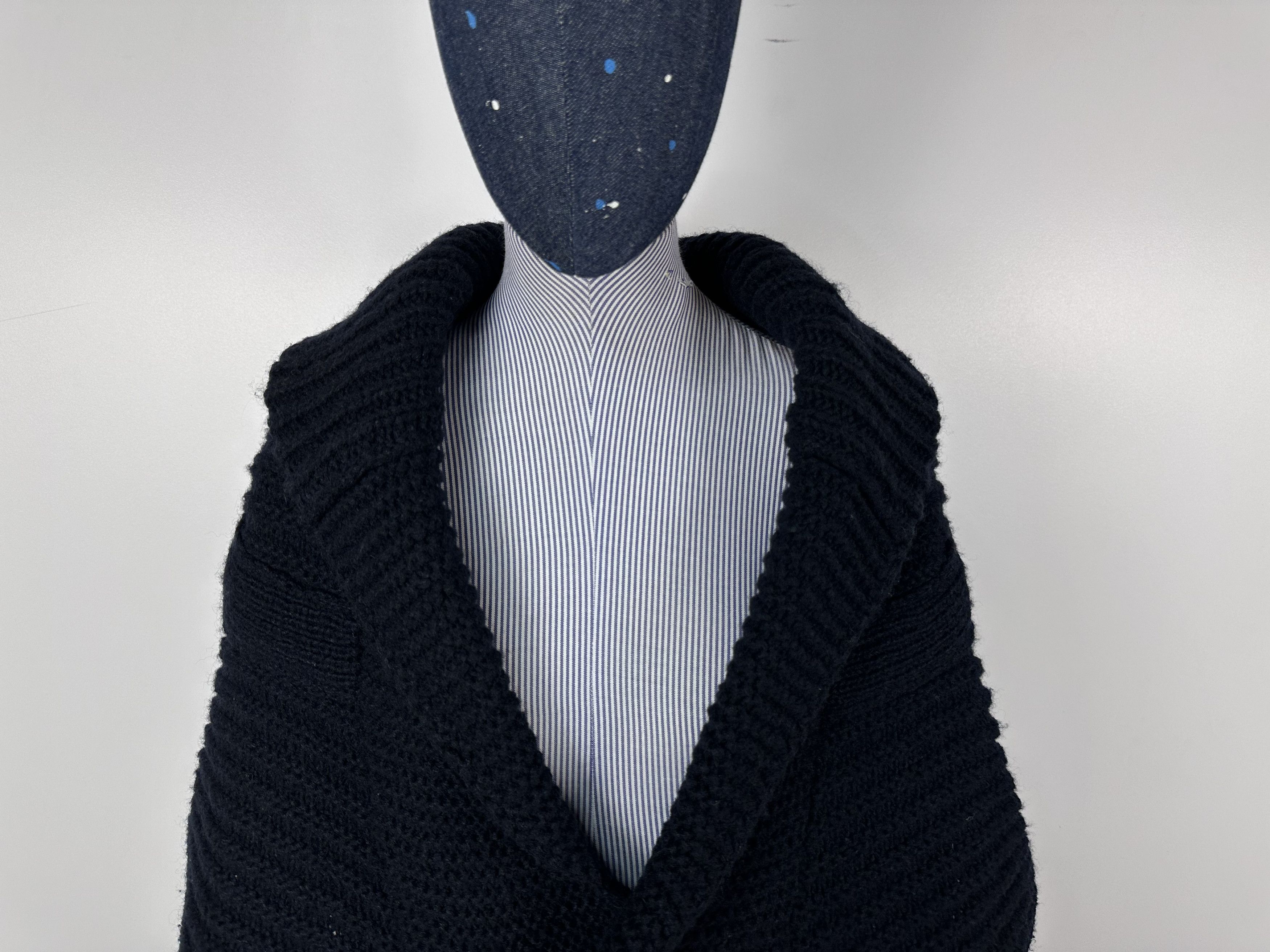 G-Star G Star Raw Keys Shrug Blue Knit Chunky Knit Sleeveless Shrug Size M / US 6-8 / IT 42-44 - 2 Thumbnail