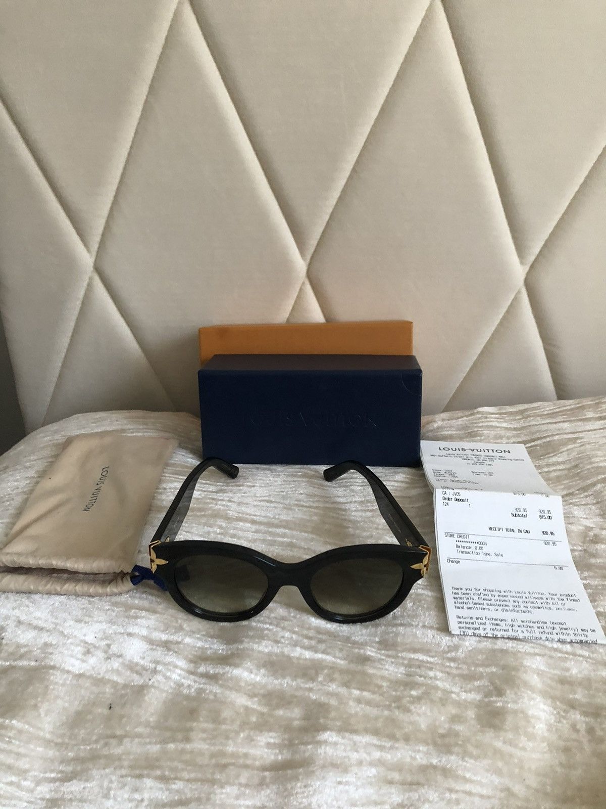 Louis Vuitton Flower Edge Round Sunglasses Size ONE SIZE - 2 Thumbnail