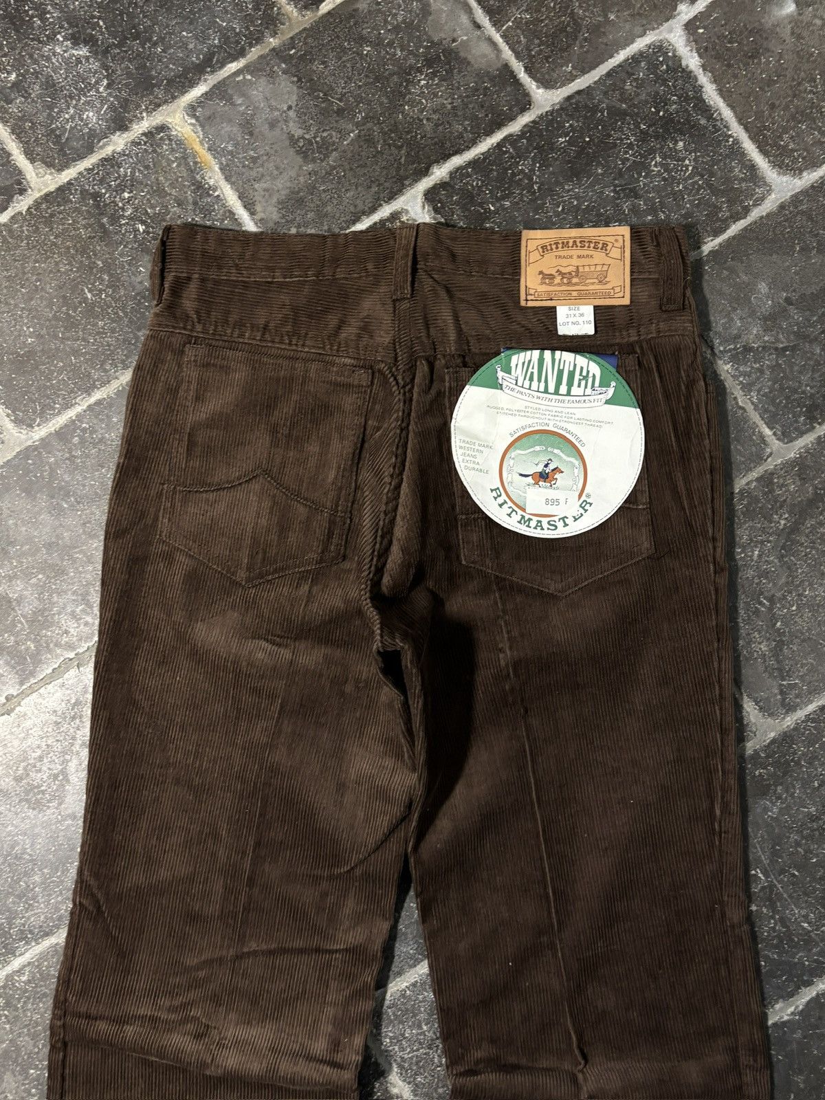 Vintage Deadstock Vintage Corduory Trousers Pants Levi’s 1970s 30x36 Size US 30 / EU 46 - 4 Thumbnail