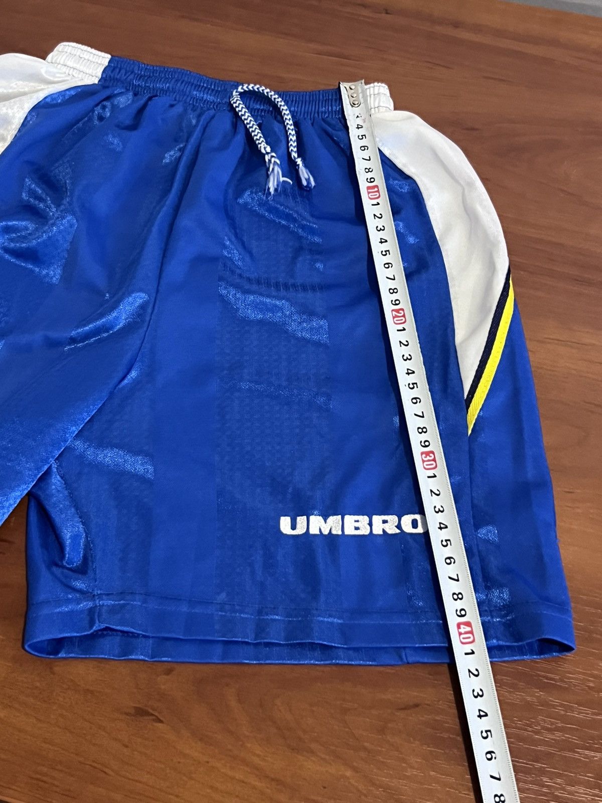 Chelsea Soccer 1997/98 Umbro Chelsea Home Soccer Shorts Blue Size XL Boys Size US 30 / EU 46 - 9 Thumbnail