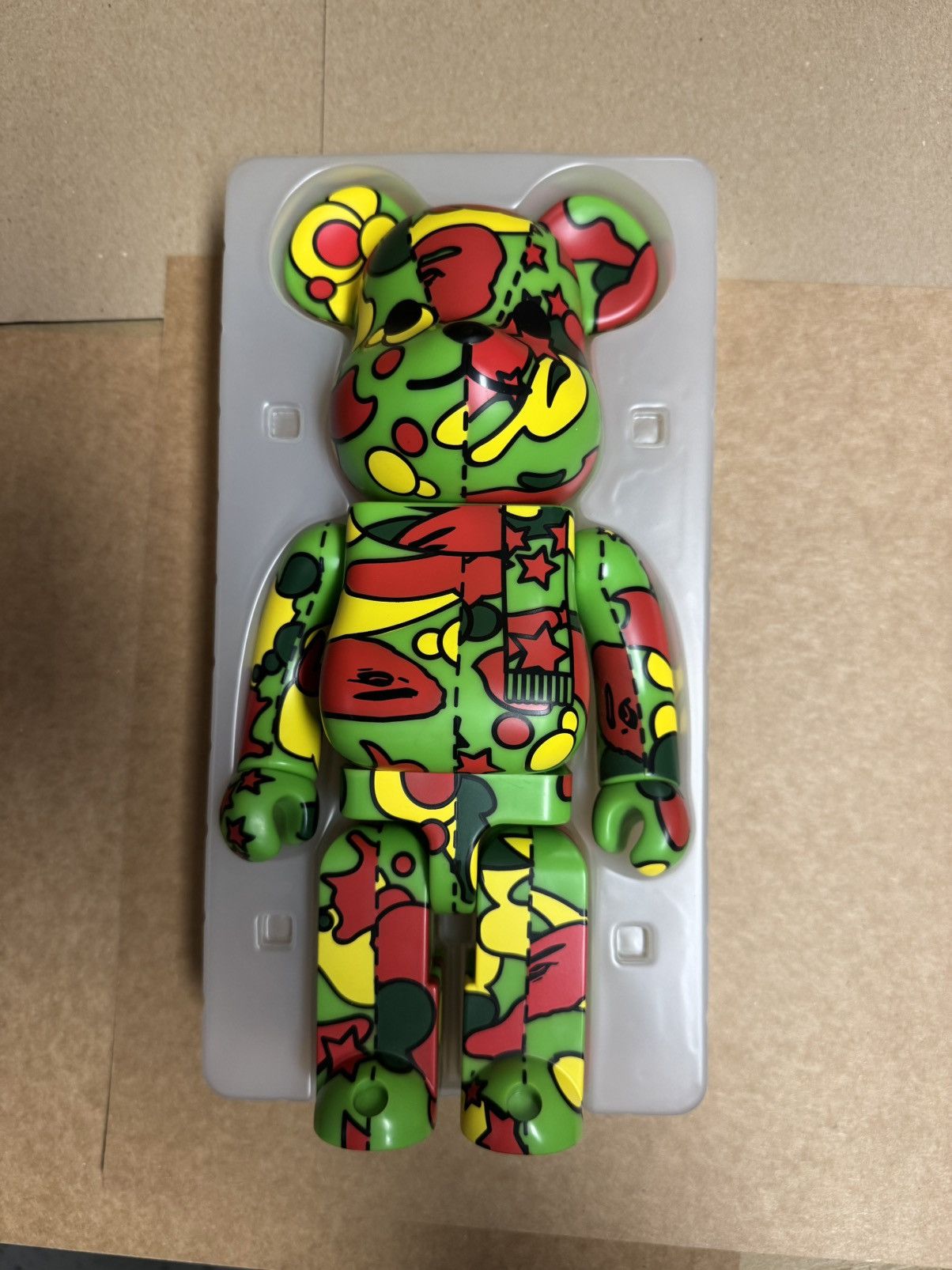 Medicom Toy Bearbrick 400 BAPE Play Multi Color Camo Camouflage Produced Size ONE SIZE - 4 Thumbnail