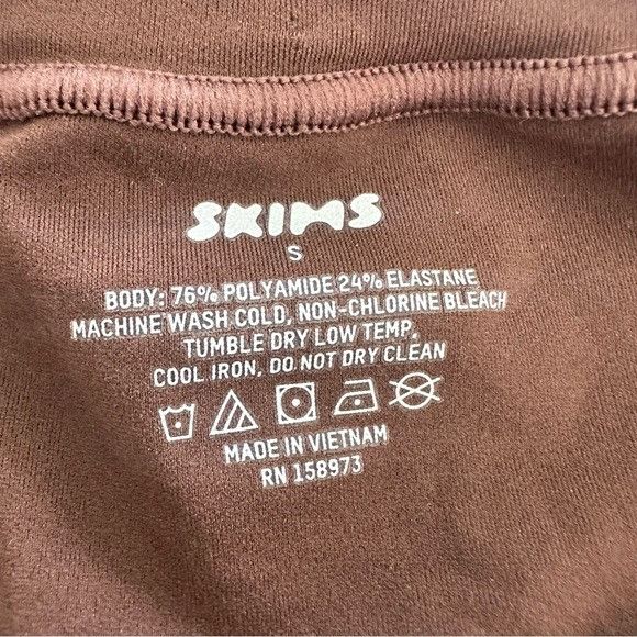 NWT SKIMS Fits Everybody Crewneck Long Sleeve Dress