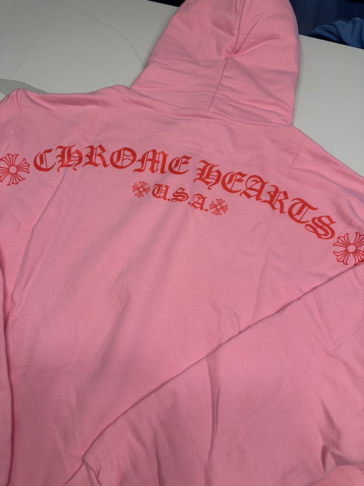 Chrome Hearts 🔥Chrome Hearts Pink Hoodie🔥 Size US M / EU 48-50 / 2 - 3 Thumbnail