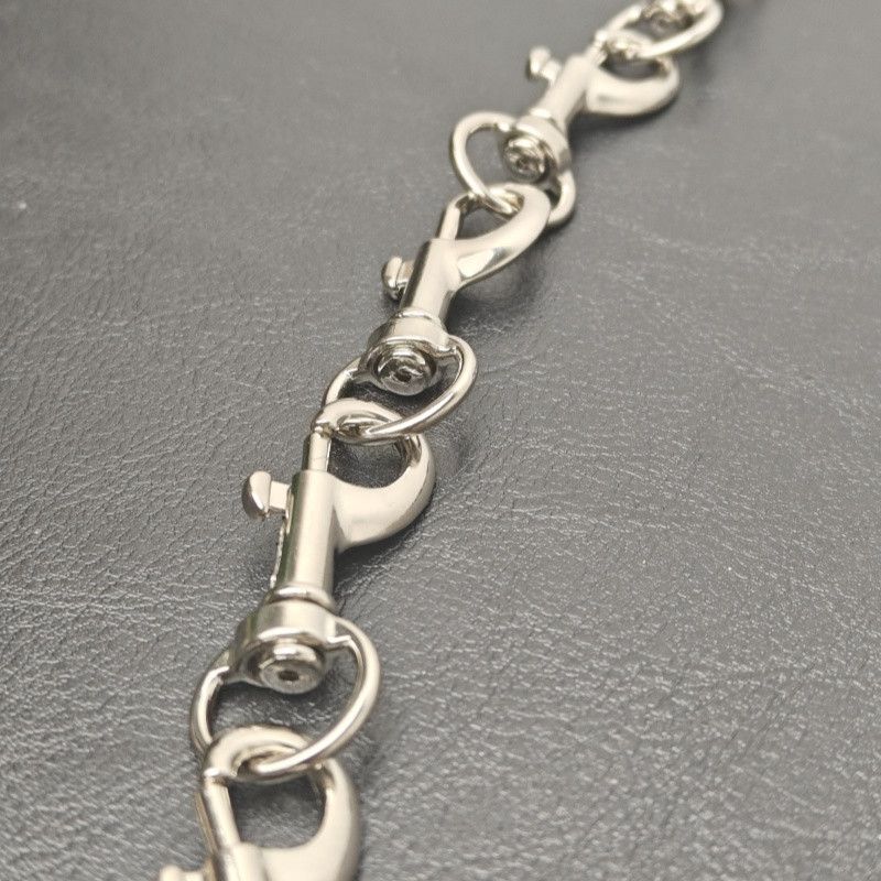 Vintage Silverry Electric Plug Punk Pants Chain Size ONE SIZE - 5 Thumbnail