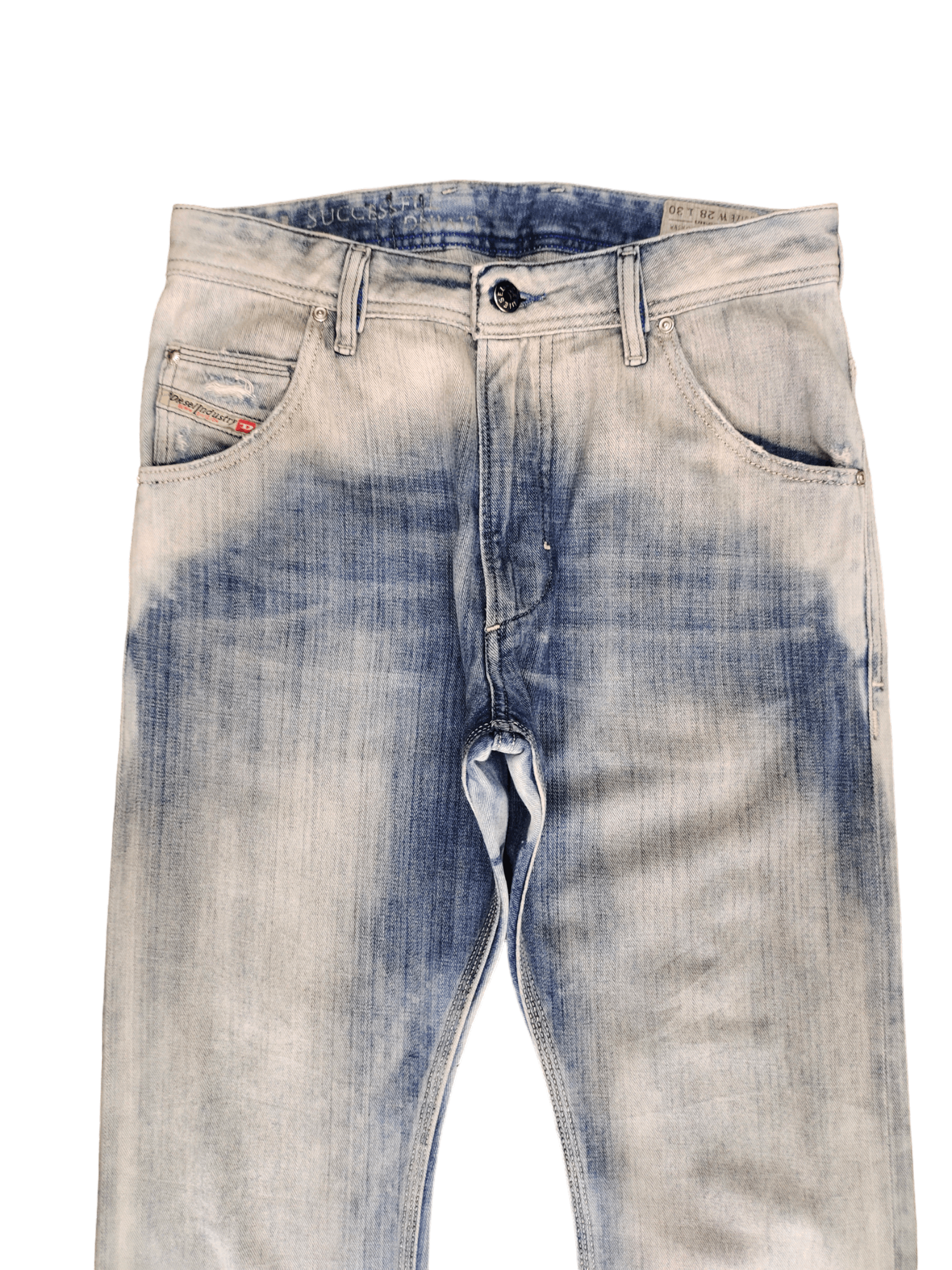 Diesel Vintage Y2k Diesel Krooley Regular Slim Carrot Denim Pants Size US 29 - 2 Thumbnail