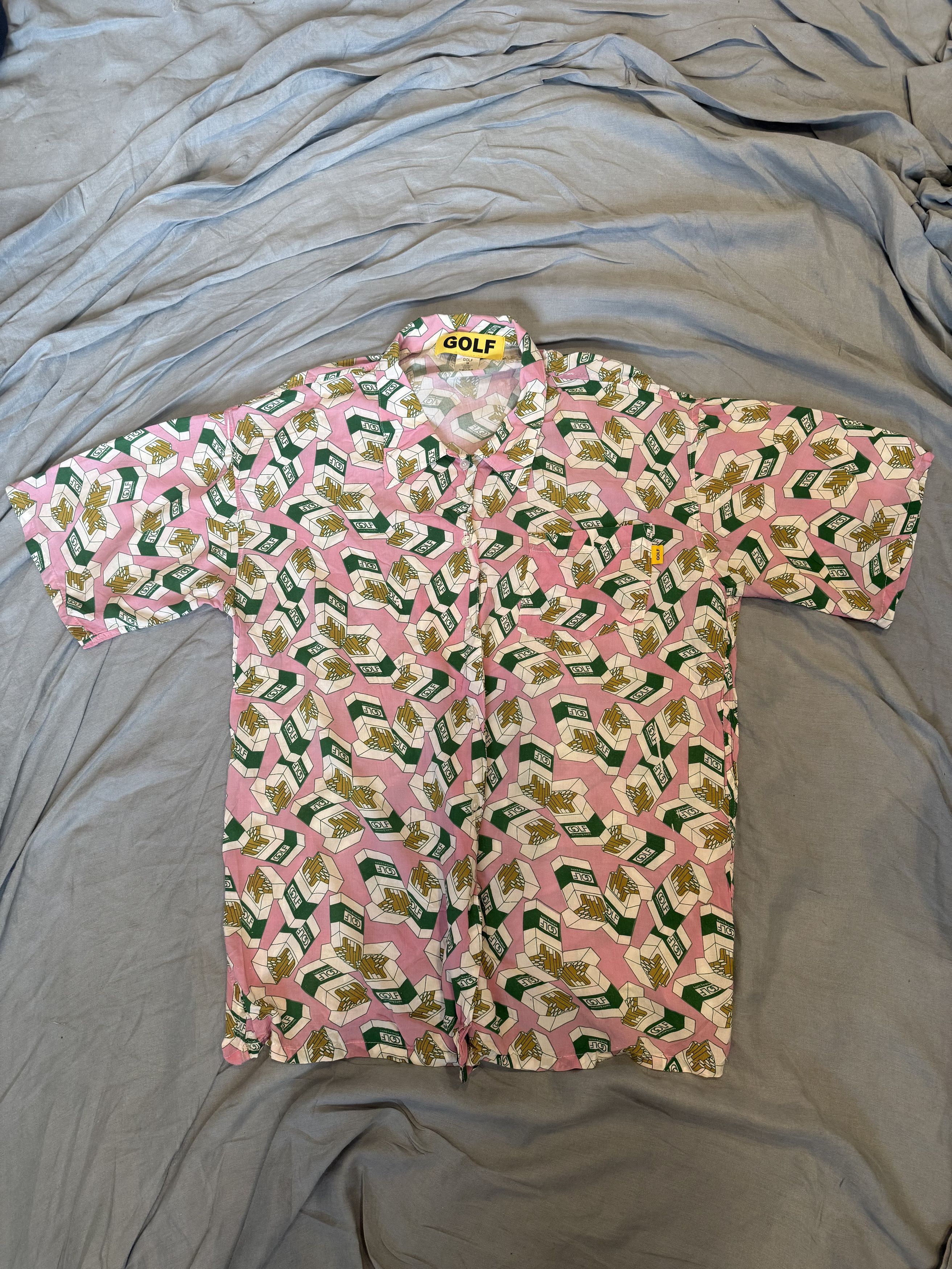 Golf Wang Smoking sucks/Cigarettes button up Size US M / EU 48-50 / 2 - 2 Thumbnail