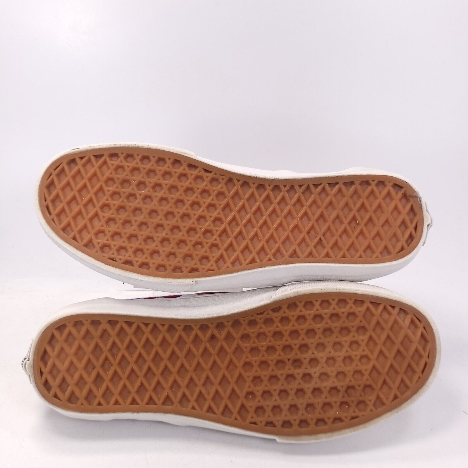 Vans Vans Off the Wall Shoe Womens Size 8 Mens 6.5 T375 Red Beige Size US 8 / IT 38 - 7 Thumbnail