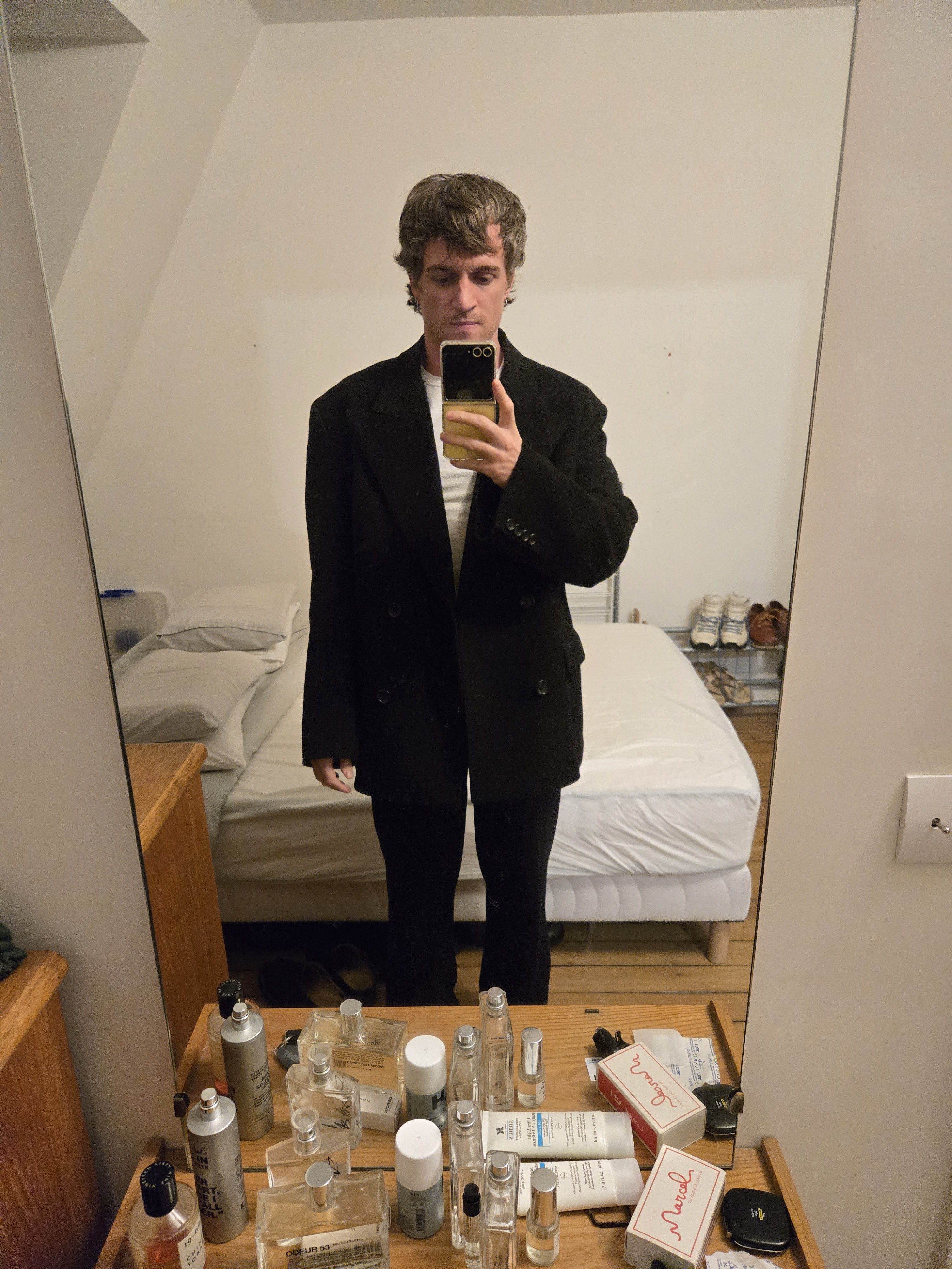 Junya Watanabe FW23 Beaver Cloth Double Breasted Oversized Jacket Size US S / EU 44-46 / 1 - 2 Thumbnail