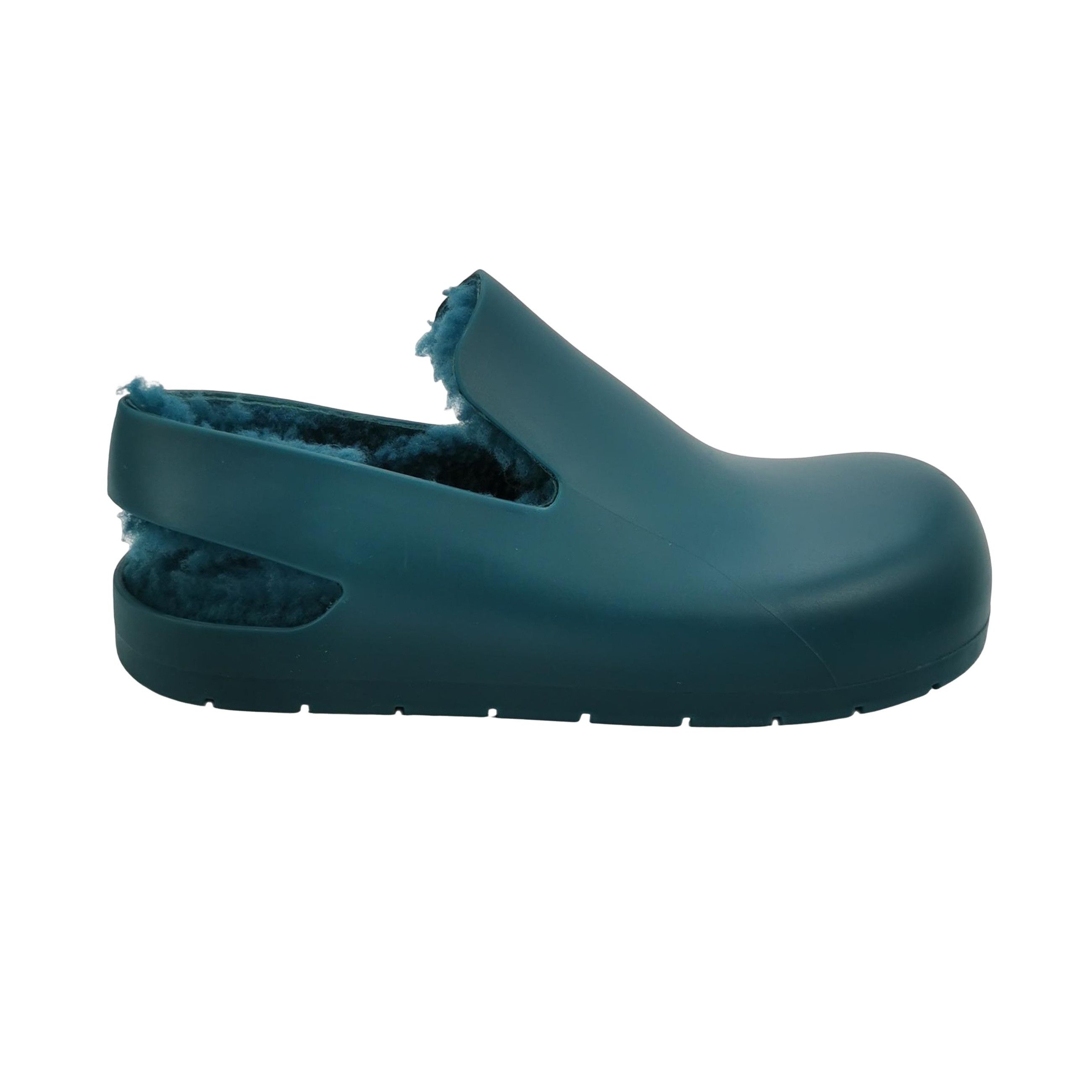 Bottega Veneta Bottega Veneta Shearling Lined Rubber Clogs Size 43 Size US 10 / EU 43 - 1 Thumbnail
