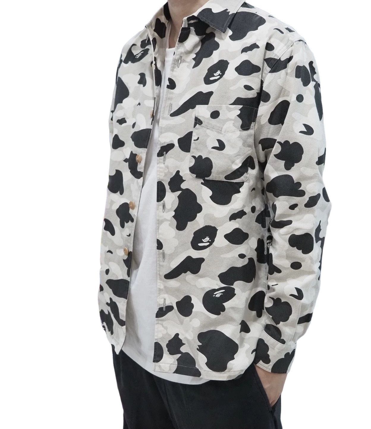 Bape A Bathing Ape Camo Shirt Jacket Size M Size US M / EU 48-50 / 2 - 1 Thumbnail