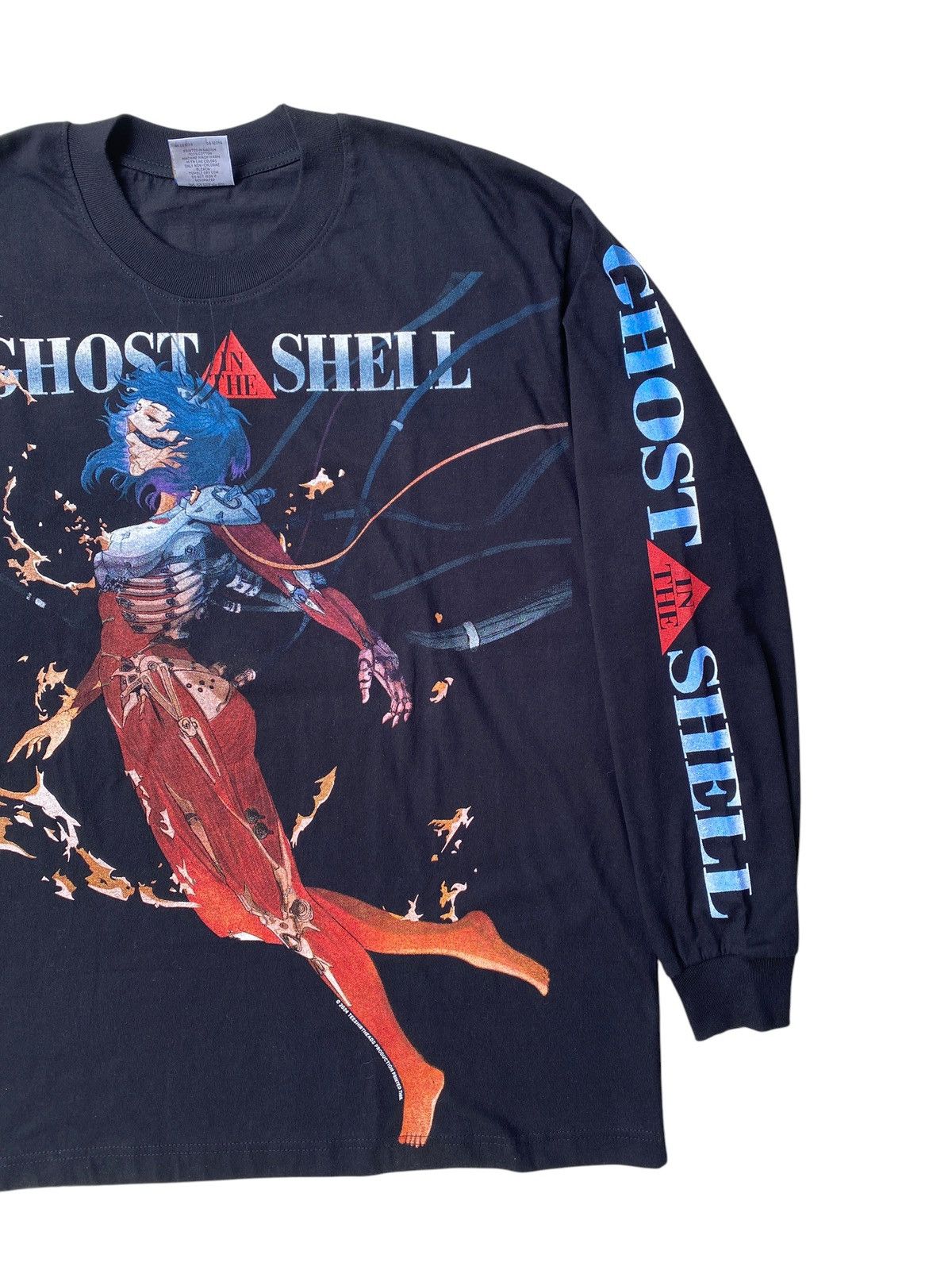 Japanese Brand Rare Ghost in the Shell Double Sided Anime Size US XL / EU 56 / 4 - 2 Thumbnail