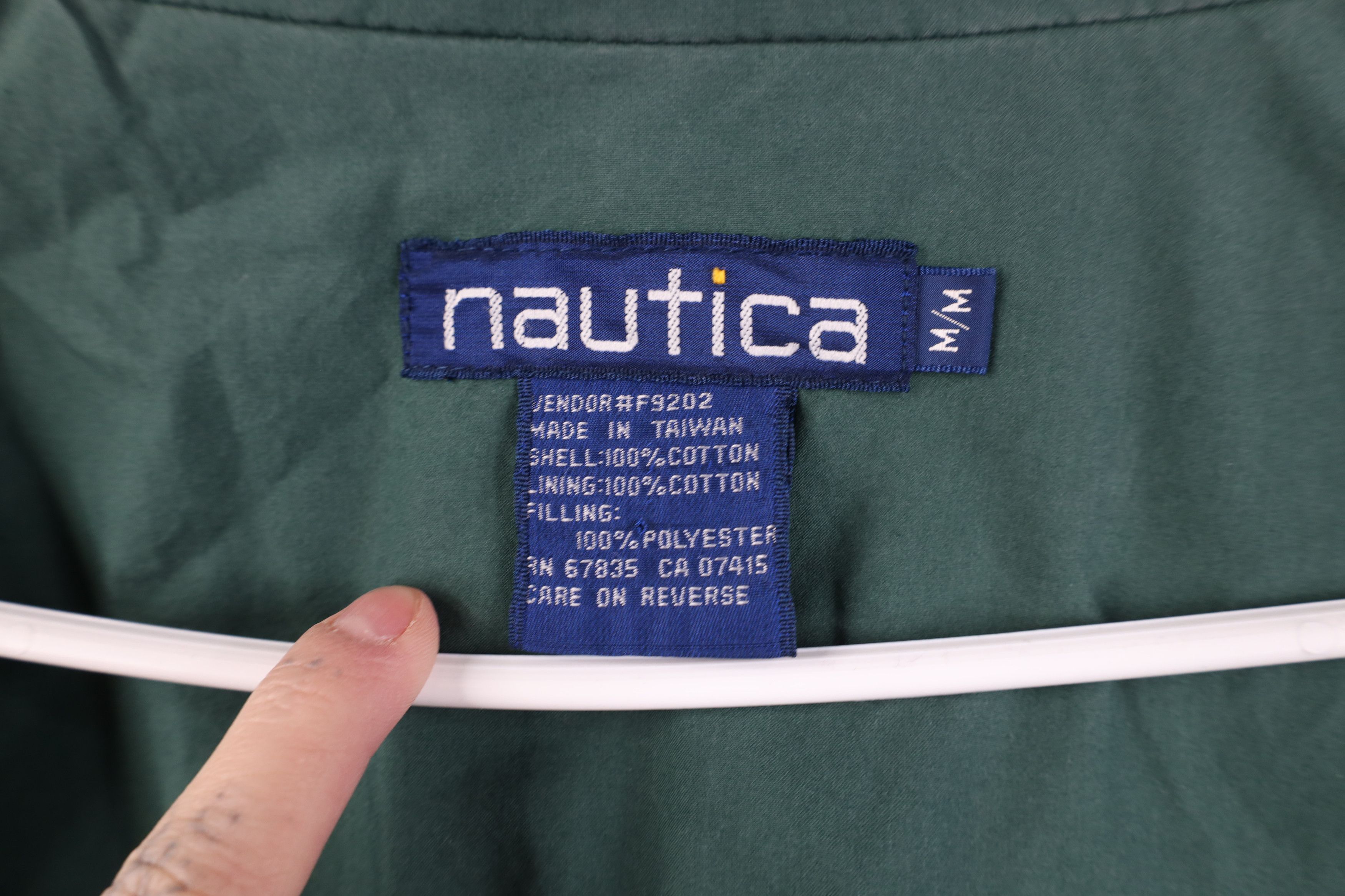 Nautica Vintage 90s Nautica Quilted Big Pocket Full Zip Jacket Size US M / EU 48-50 / 2 - 10 Thumbnail