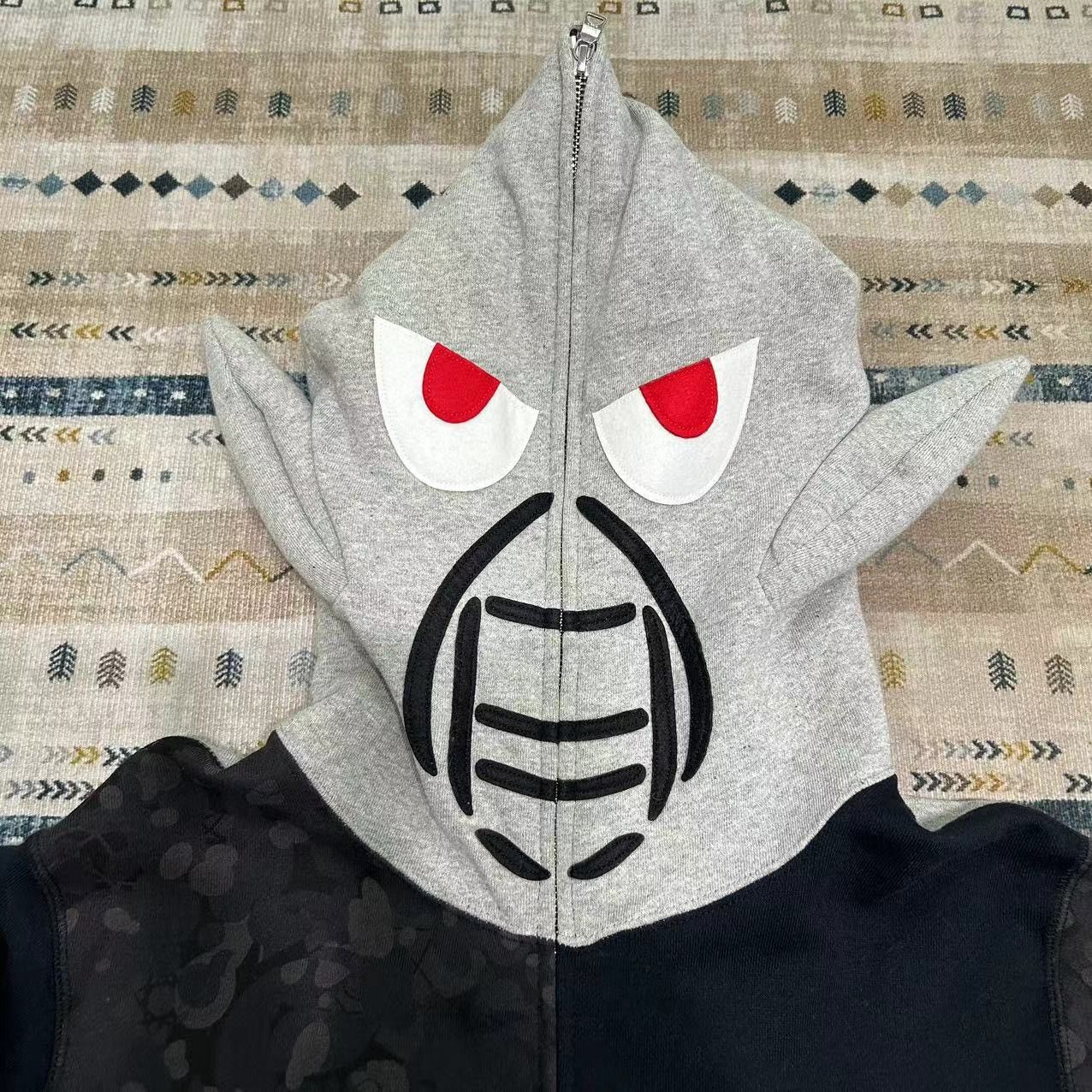 Bape BAPE &UNKLE SHARK FULL ZIP HOODIE Size US L / EU 52-54 / 3 - 2 Thumbnail