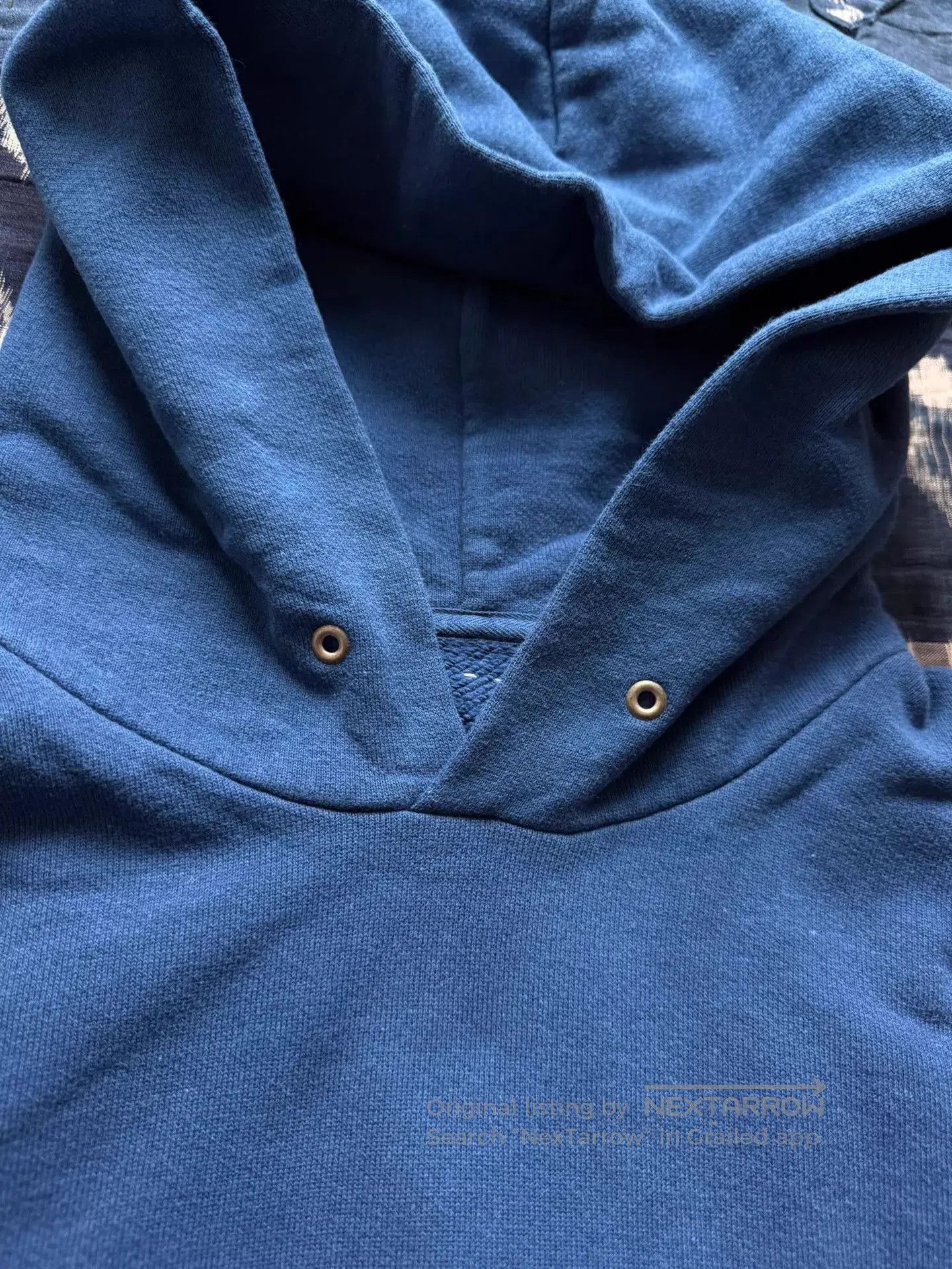 Visvim Blue Hoodie with Front Pocket . Size US M / EU 48-50 / 2 - 7 Thumbnail