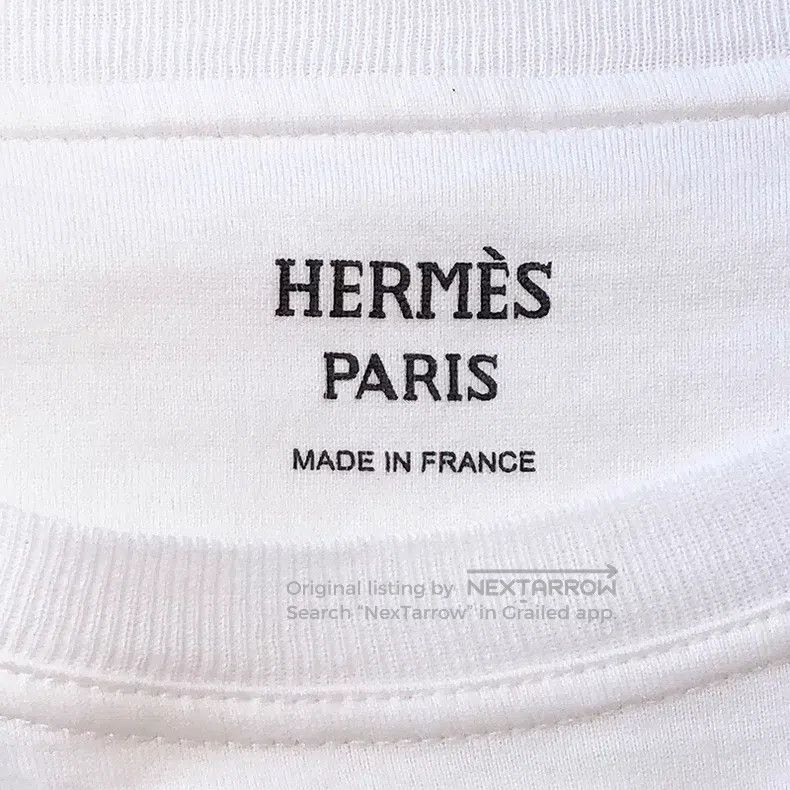 Hermes Hermes Round neck print T-shirt Size XXS / US 00 / IT 34 - 7 Thumbnail