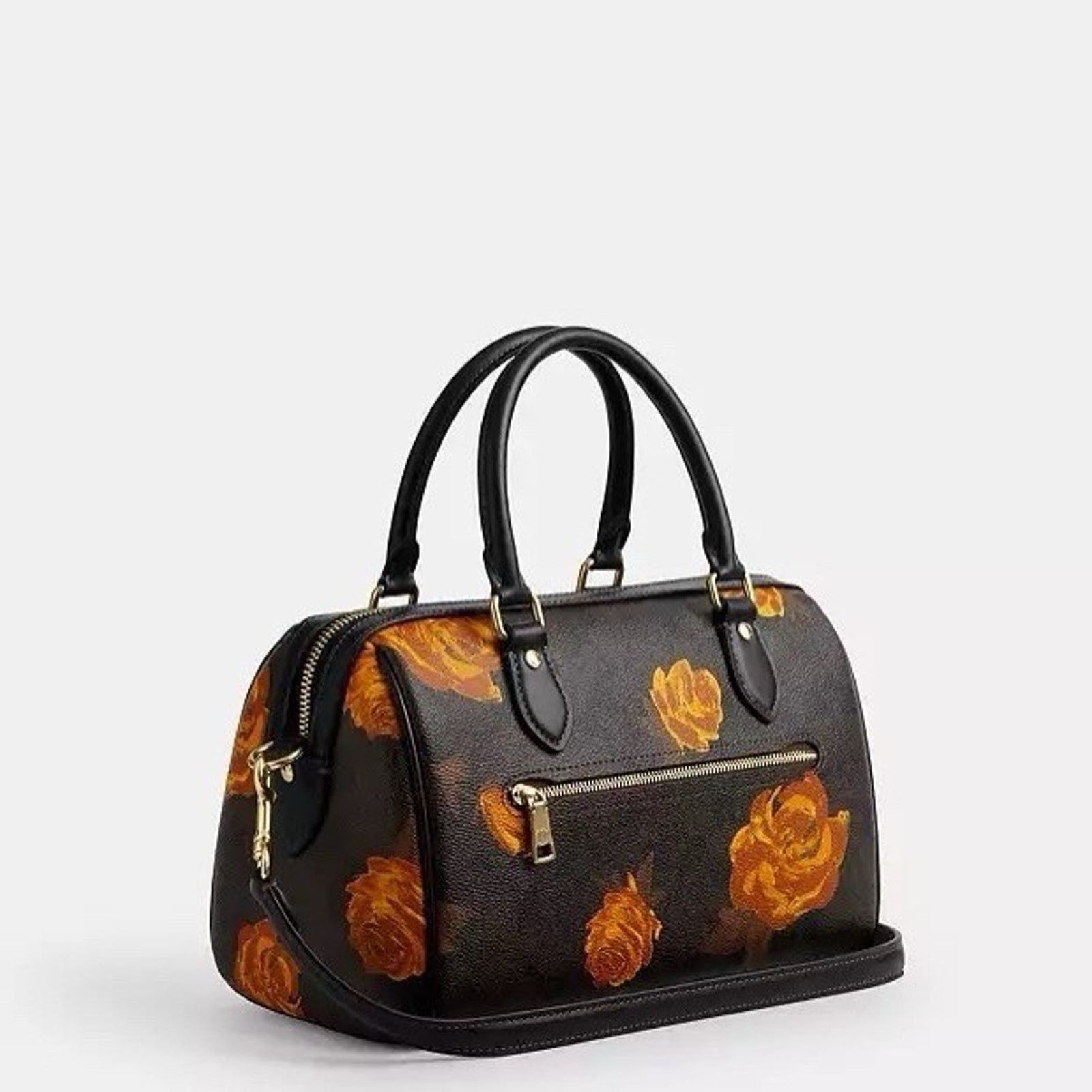 Coach NWT Coach CCE30 Rowan Satchel Bag Canvas &Leather Size ONE SIZE - 12 Thumbnail