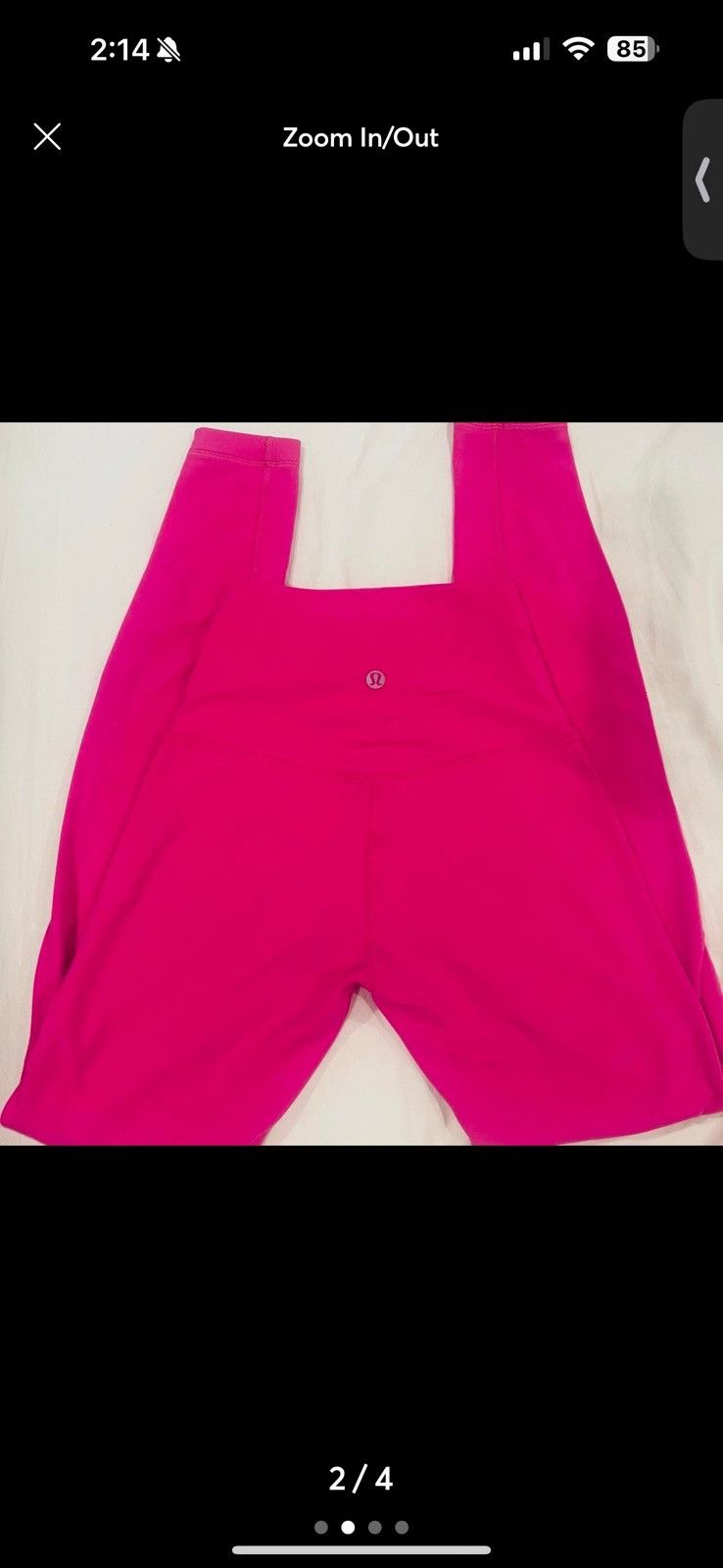 Lululemon Sonic pink lululemon leggings Size 25" / US 0 / IT 36 - 1 Thumbnail