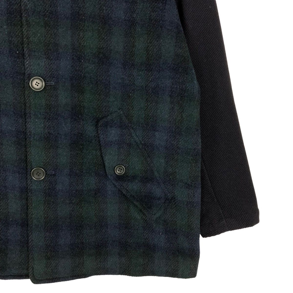 Japanese Brand VINTAGE WOOL DOUBLE BREAST BIKER JACKET RENOWN ISSEY MIYAKE Size US M / EU 48-50 / 2 - 5 Thumbnail