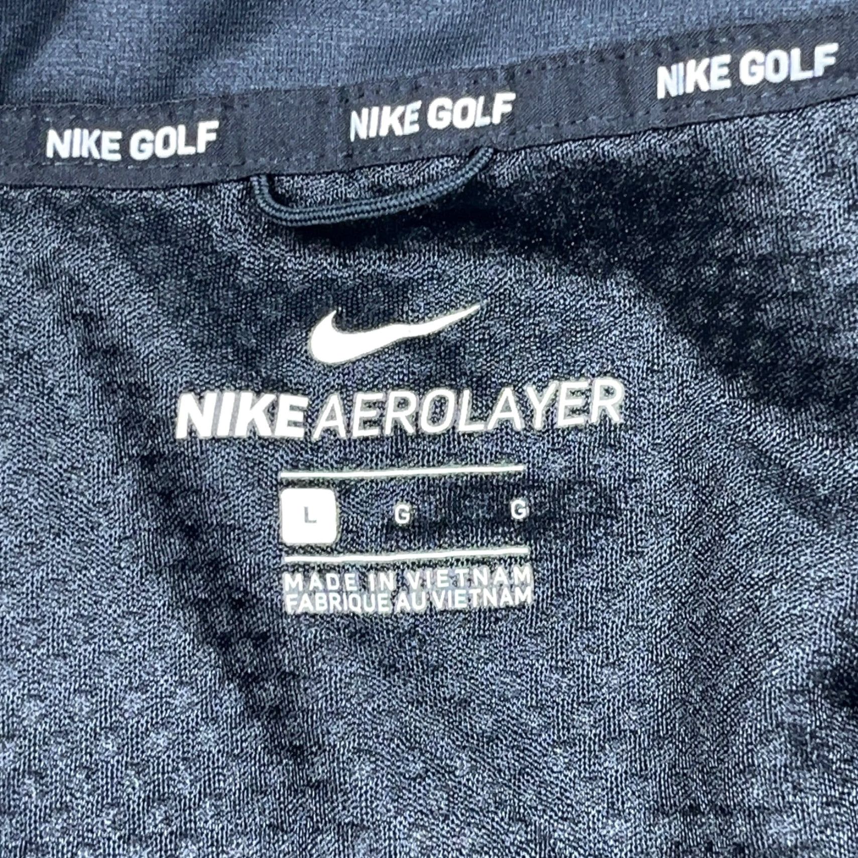 Nike Nike Golf Sweater Men Large Gray Black Aerolayer Pullover 1/4 Zip Sweatshirt Size US L / EU 52-54 / 3 - 3 Thumbnail