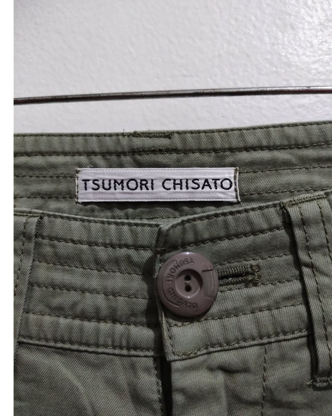 Issey Miyake Tsumori Chisato Green Utility Pants Curved Pockets Pants Size 30" / US 8 / IT 44 - 15 Thumbnail